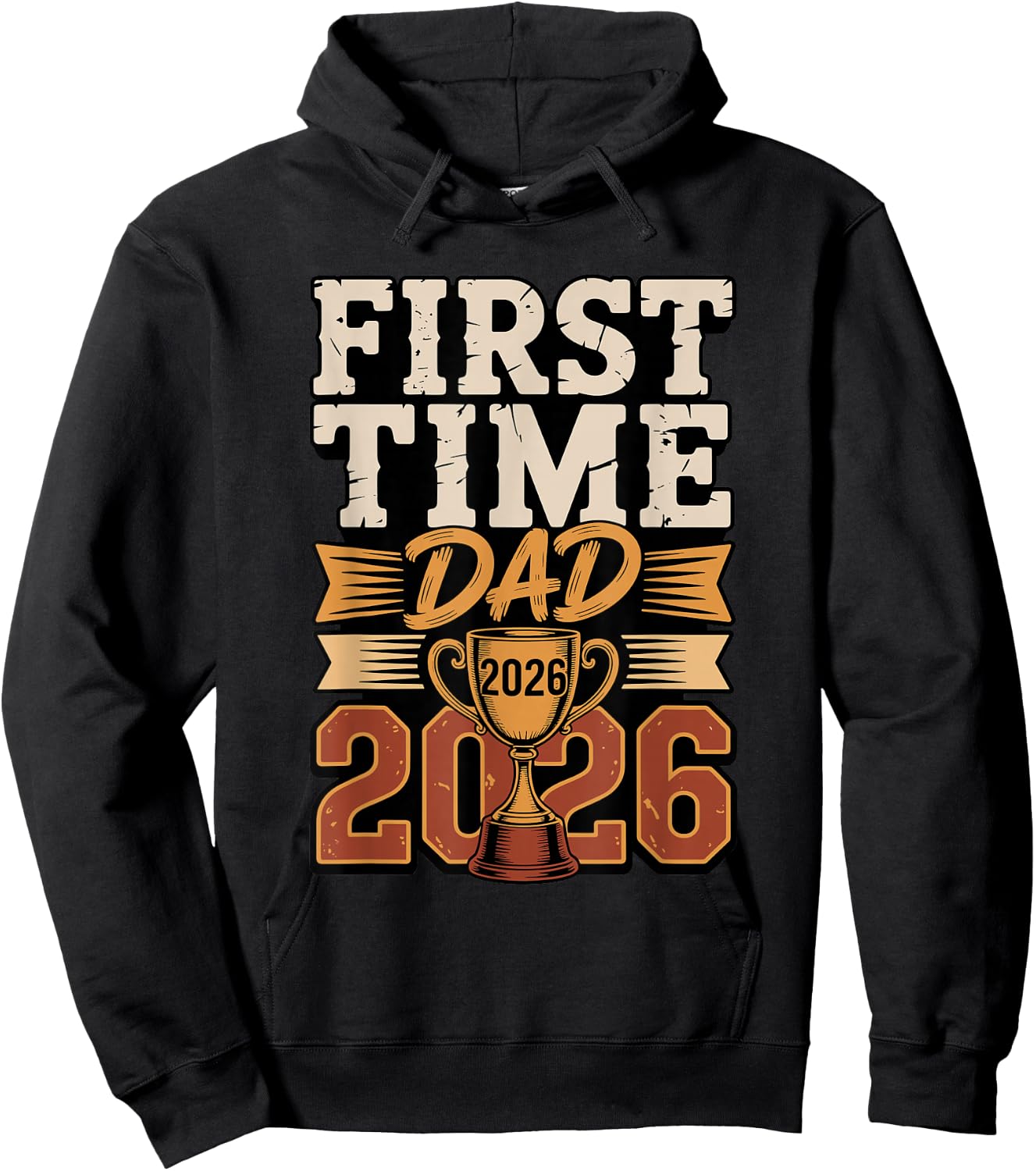 First Time Dad 2026 New Father Hoodie - Hoodie | Black