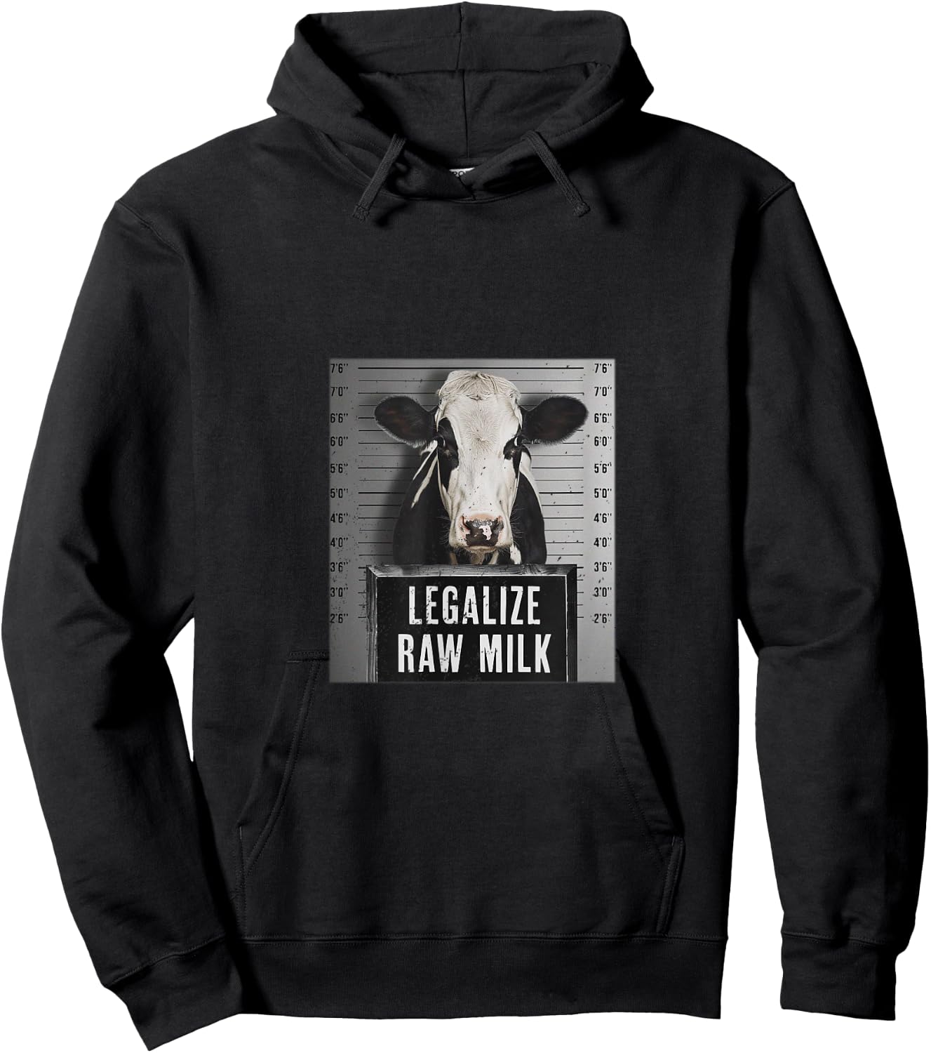 Legalize Raw Milk - Drink Raw Milk Design Hoodie - Hoodie | Black