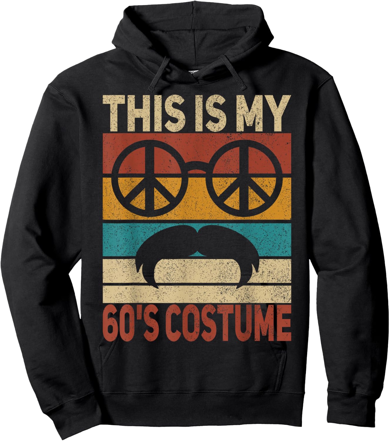 My 60s Costume 60 Style Men 60's Disco 1960s 60 Party Outfit Hoodie - Hoodie | Black