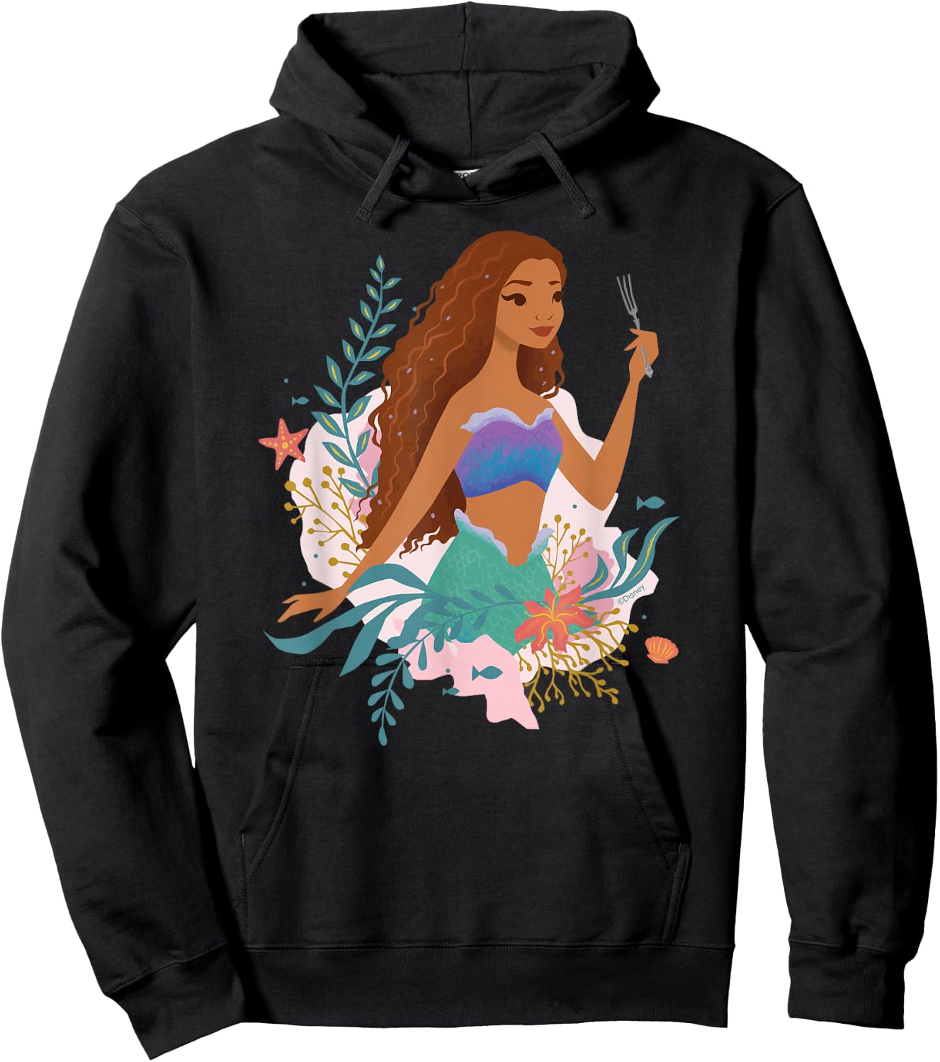 Disney The Little Mermaid Ariel Undersea Discovery Hoodie - Hoodie | Black
