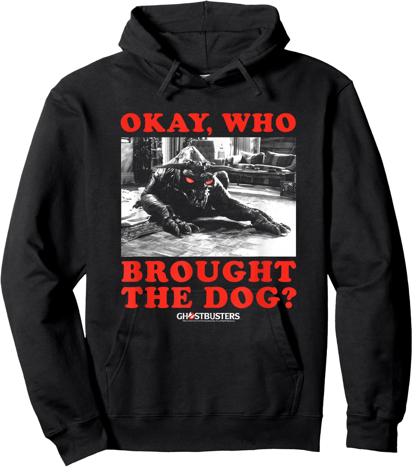 Ghostbusters Who Brought The Dog Zuul Lustiger Film Hoodie - Hoodie | Black