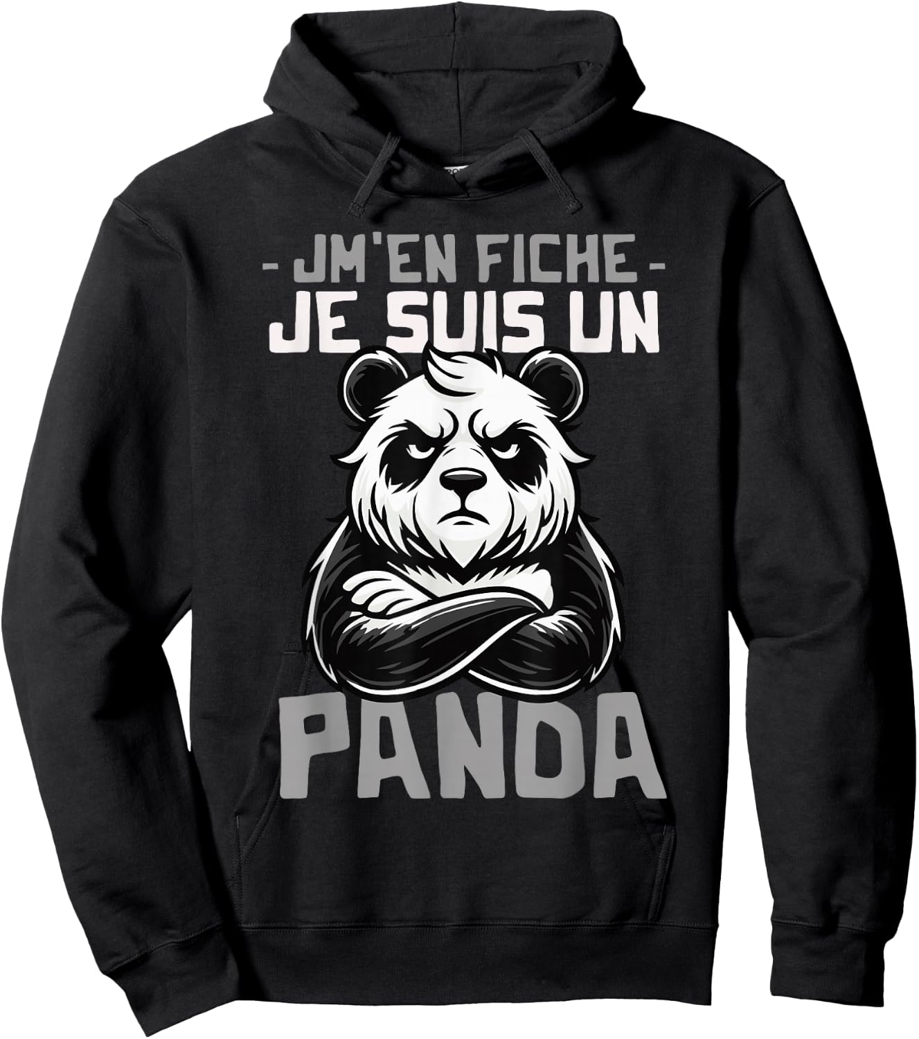 Idea Je suis un Panda Funny Funny Panda Motif Giant Panda , Black, S Hoodie - Hoodie | Black