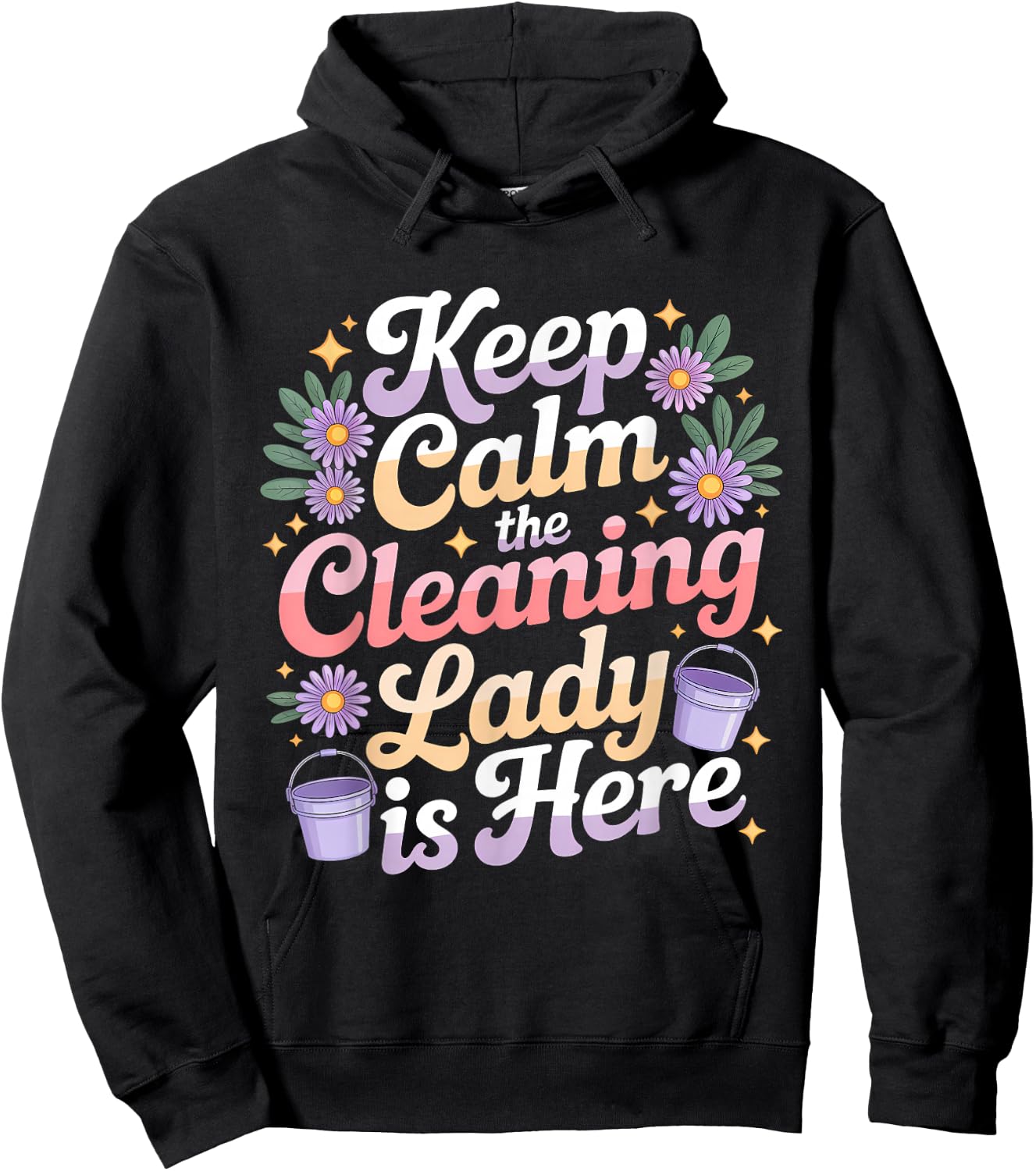 Cleaning Lady Housekeeper Housekeeping Cleaning Lover Hoodie - Hoodie | Black