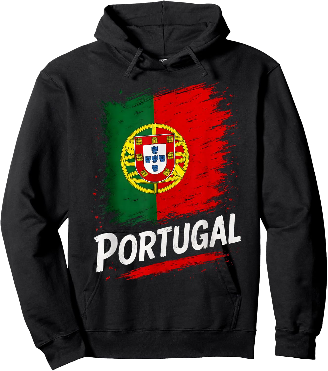 Portugal Portuguese Flag Hoodie - Hoodie | Black
