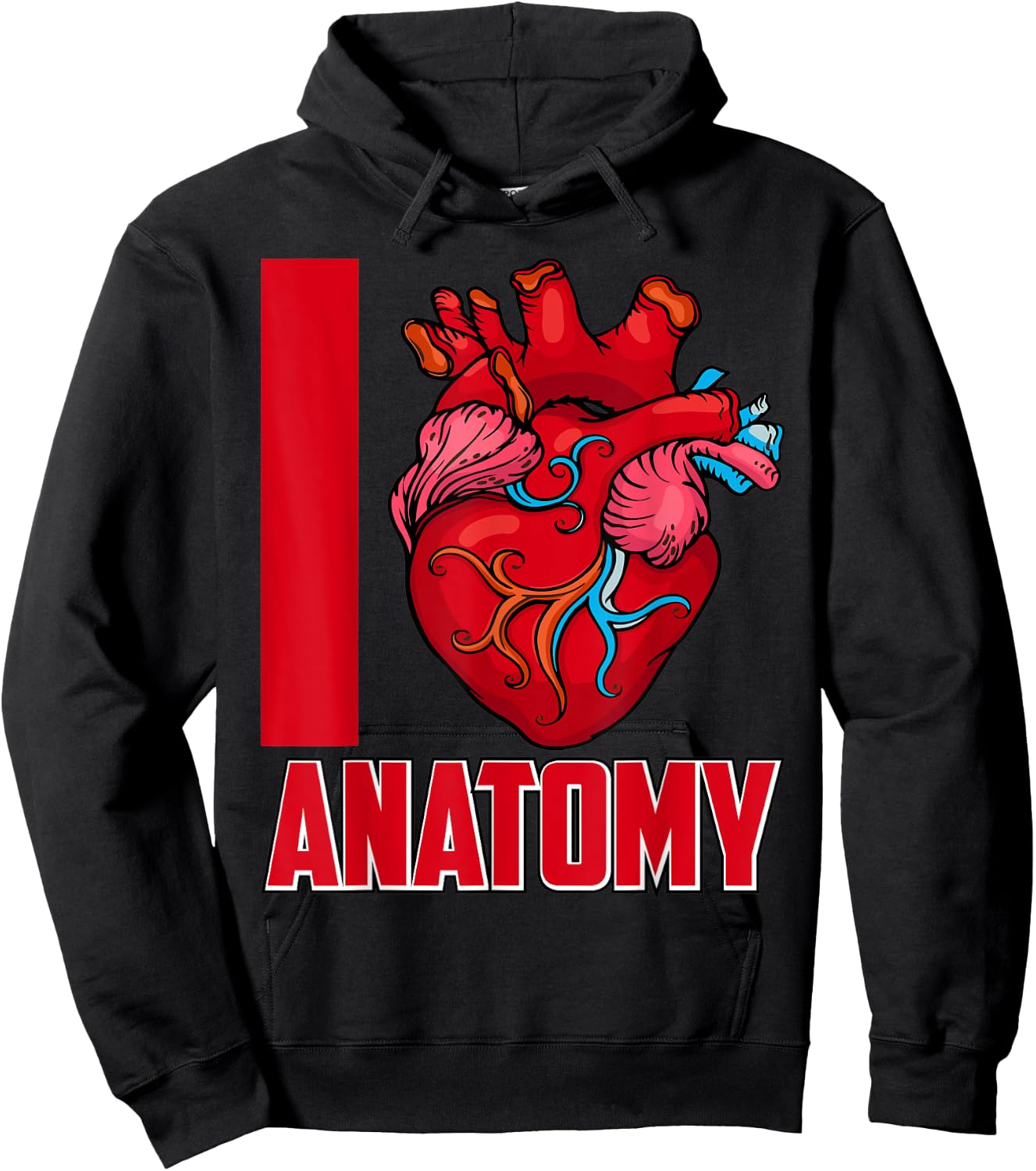 Love Anatomy Doctor Medical School Students Doctors Graphic Hoodie - Hoodie | Black
