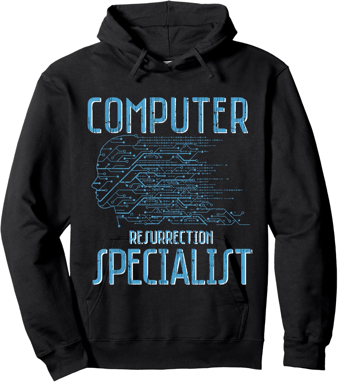 Computer Resurrection Specialist Programming Codes Hoodie - Hoodie | Black
