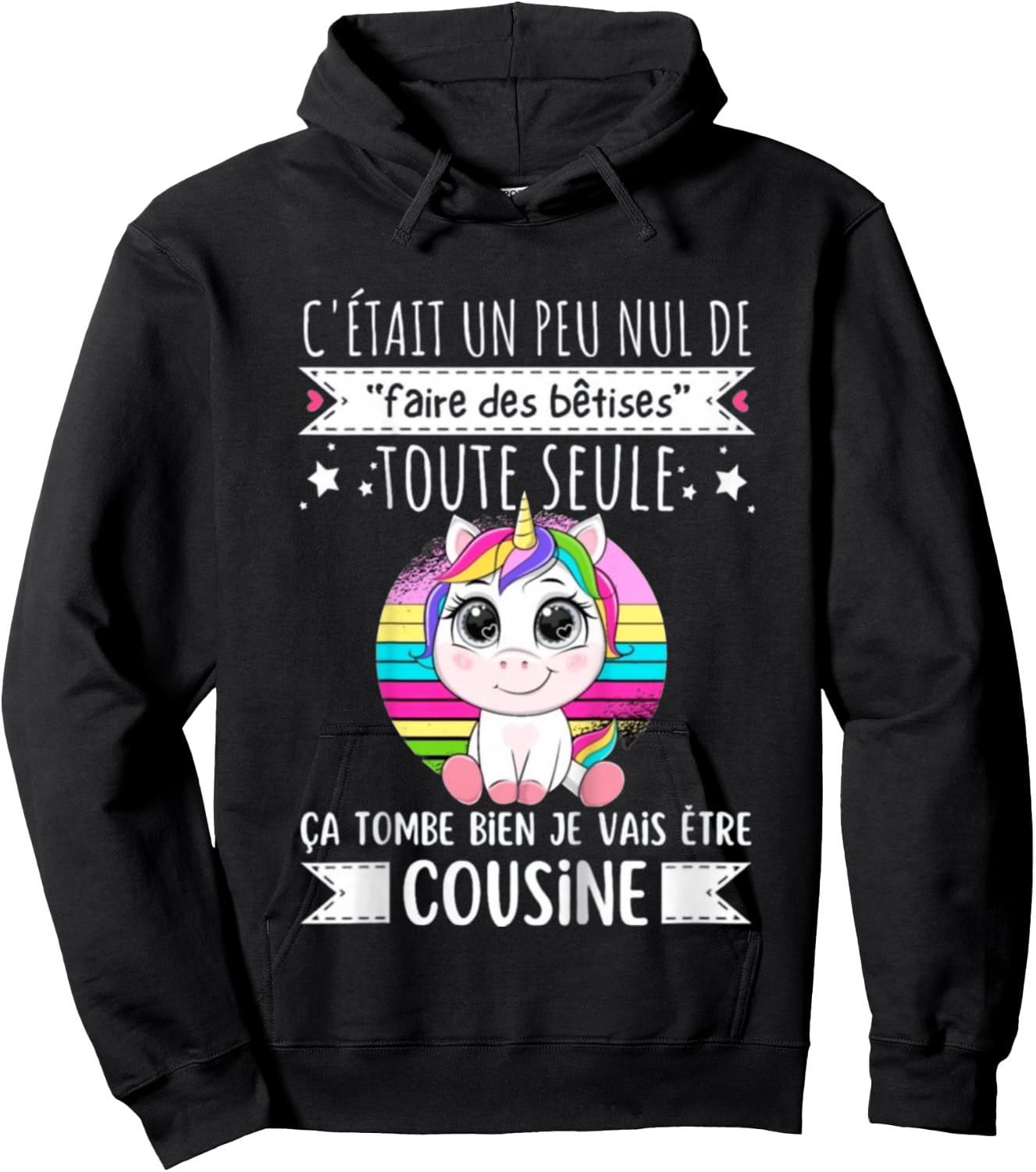 Child Future Cousine 2025 Announcement Pregnancy, Soon Cousine 2025 Hoodie - Hoodie | Black