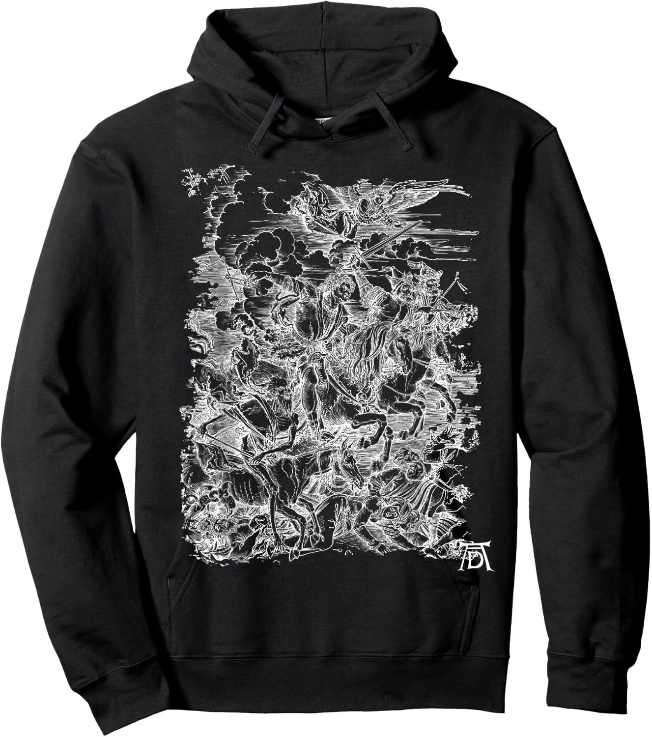 The Horsemen of the Apocalypse (1498) Dürer Armageddon Satan Hoodie - Hoodie | Black