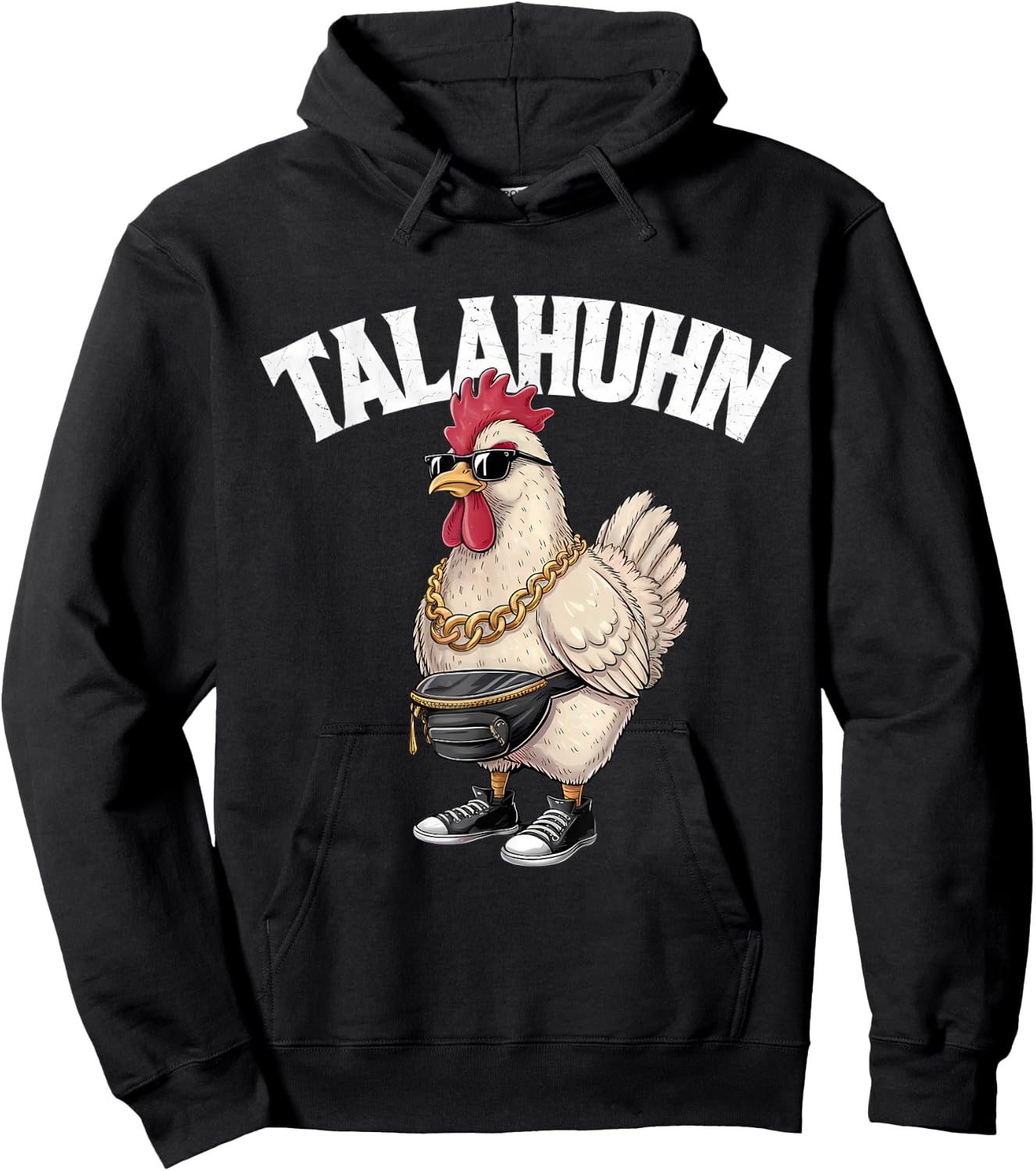 Talahuhn Talahon Youth Word Sarcastic Tala Chicken Costume , black Hoodie - Hoodie | Black