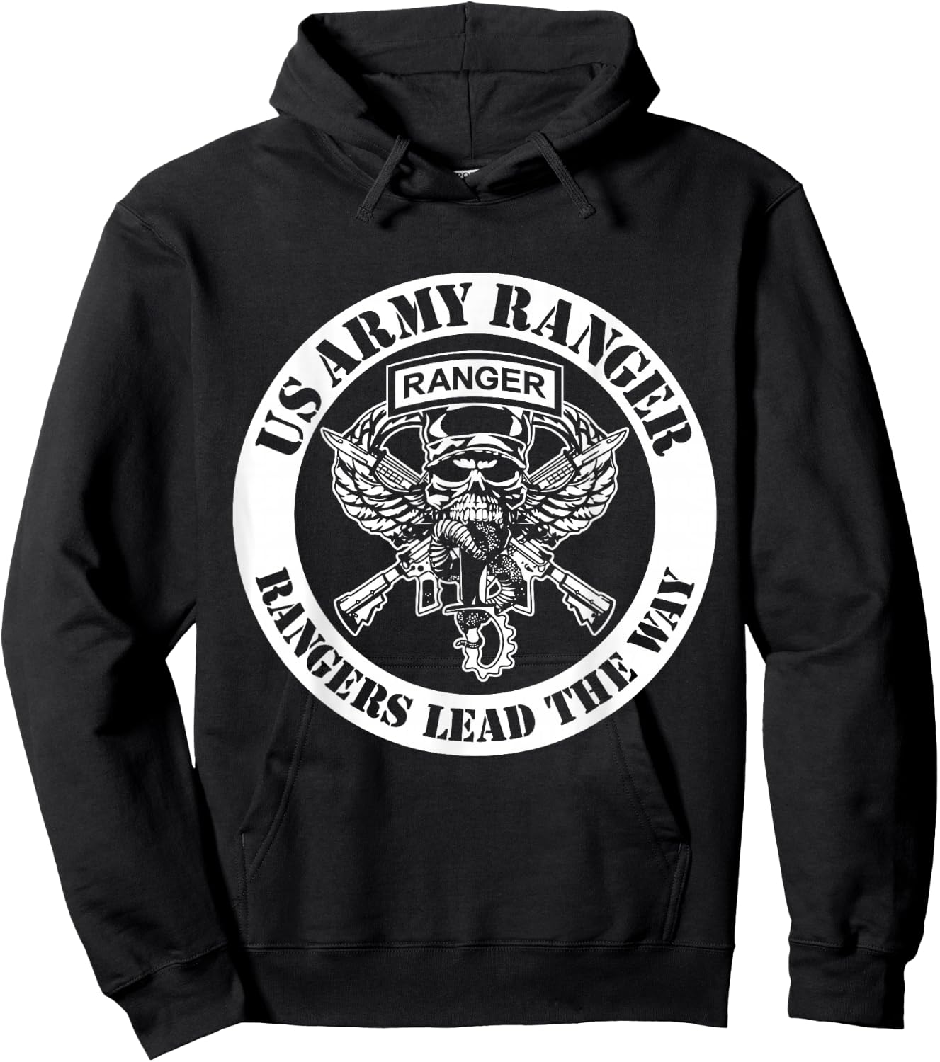 Ranger geben den Weg, Ranger-Veteran der US-Armee Hoodie - Hoodie | Black