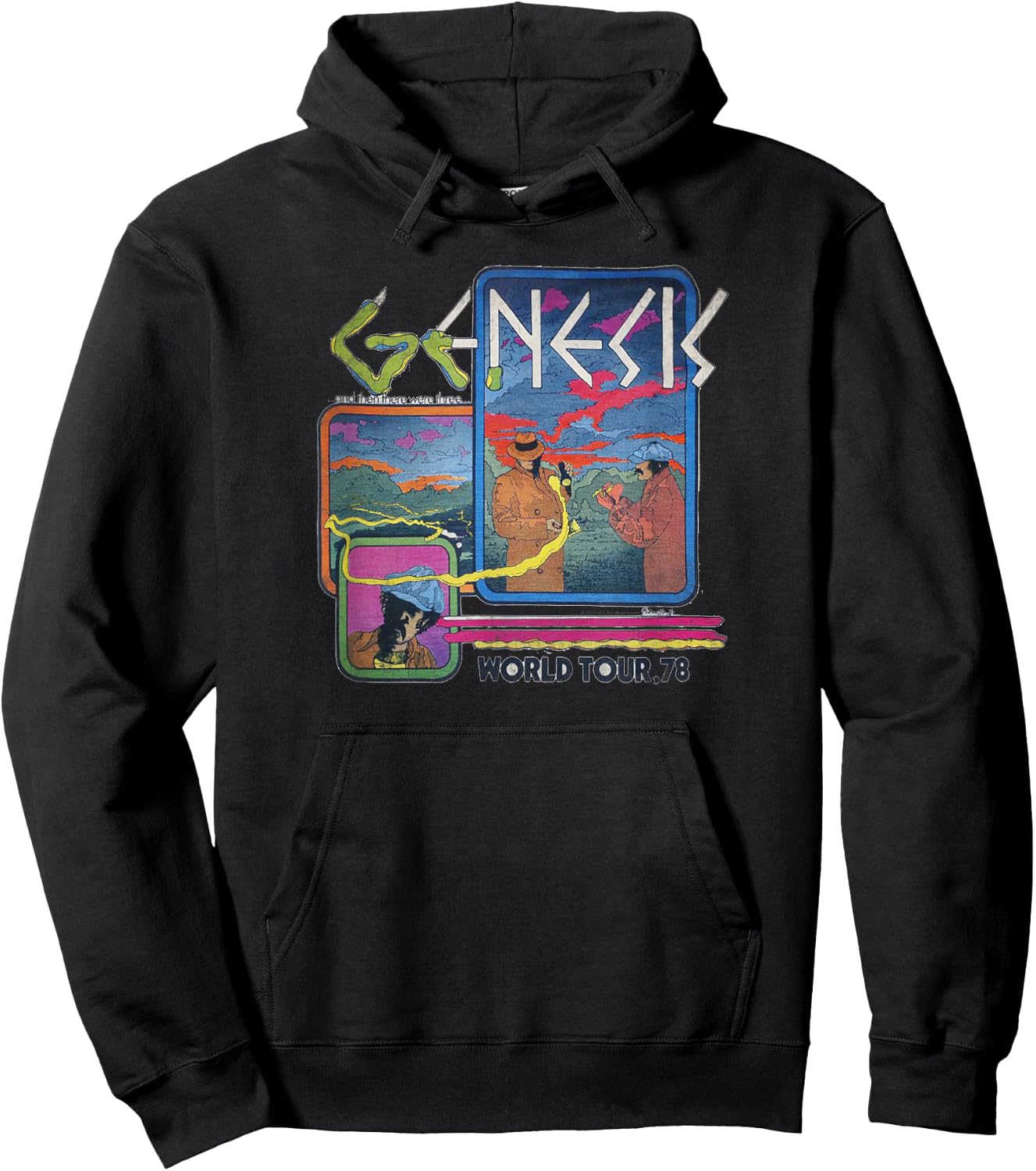Genesis Rock Music Band World Tour 78 Hoodie - Hoodie | Black