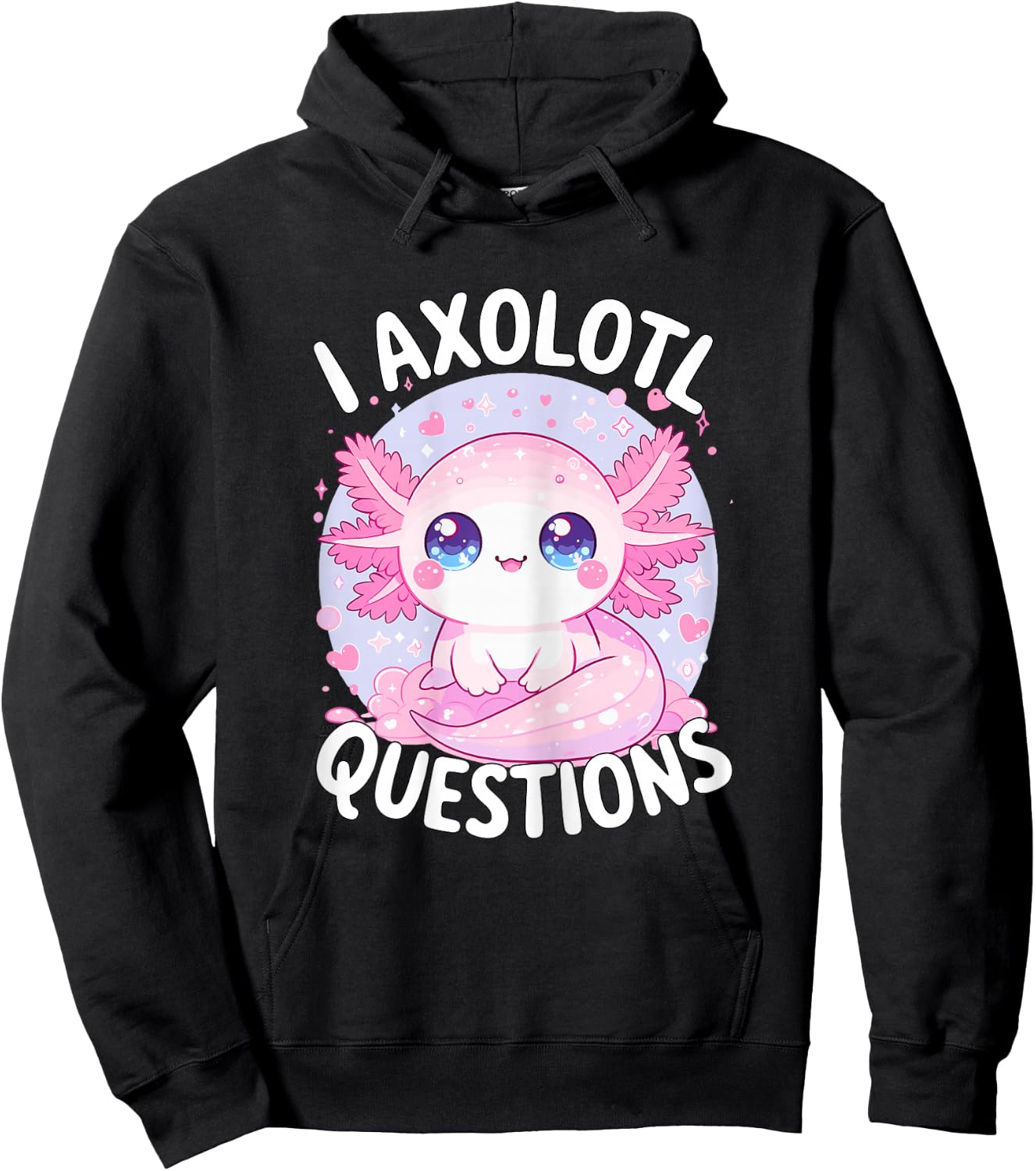 I Axolotl Questions Hoodie - Hoodie | Black
