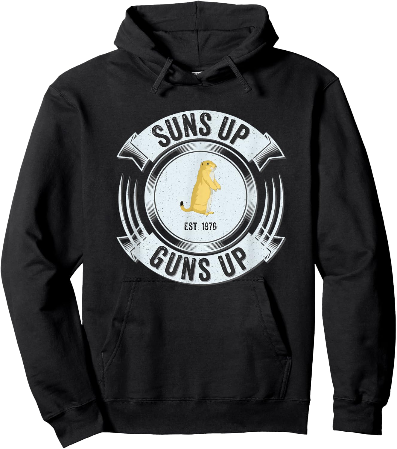 Prairie Dog Hunting Funny Shirt For Varmit Hunters Men Women Hoodie - Hoodie | Black
