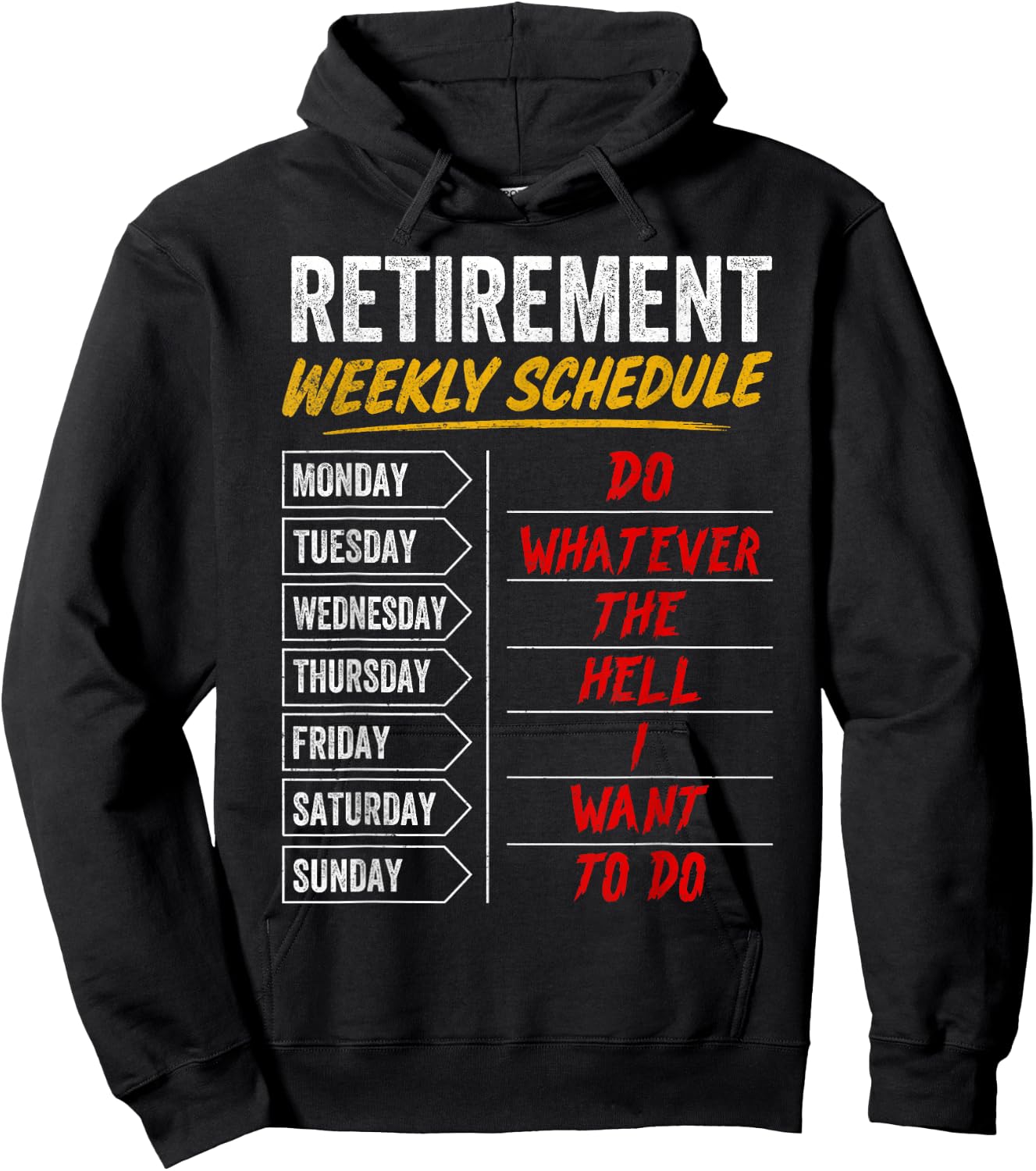 Funny Retirement Shirts Dad Grandpa Men Retired Life Humor Hoodie - Hoodie | Black