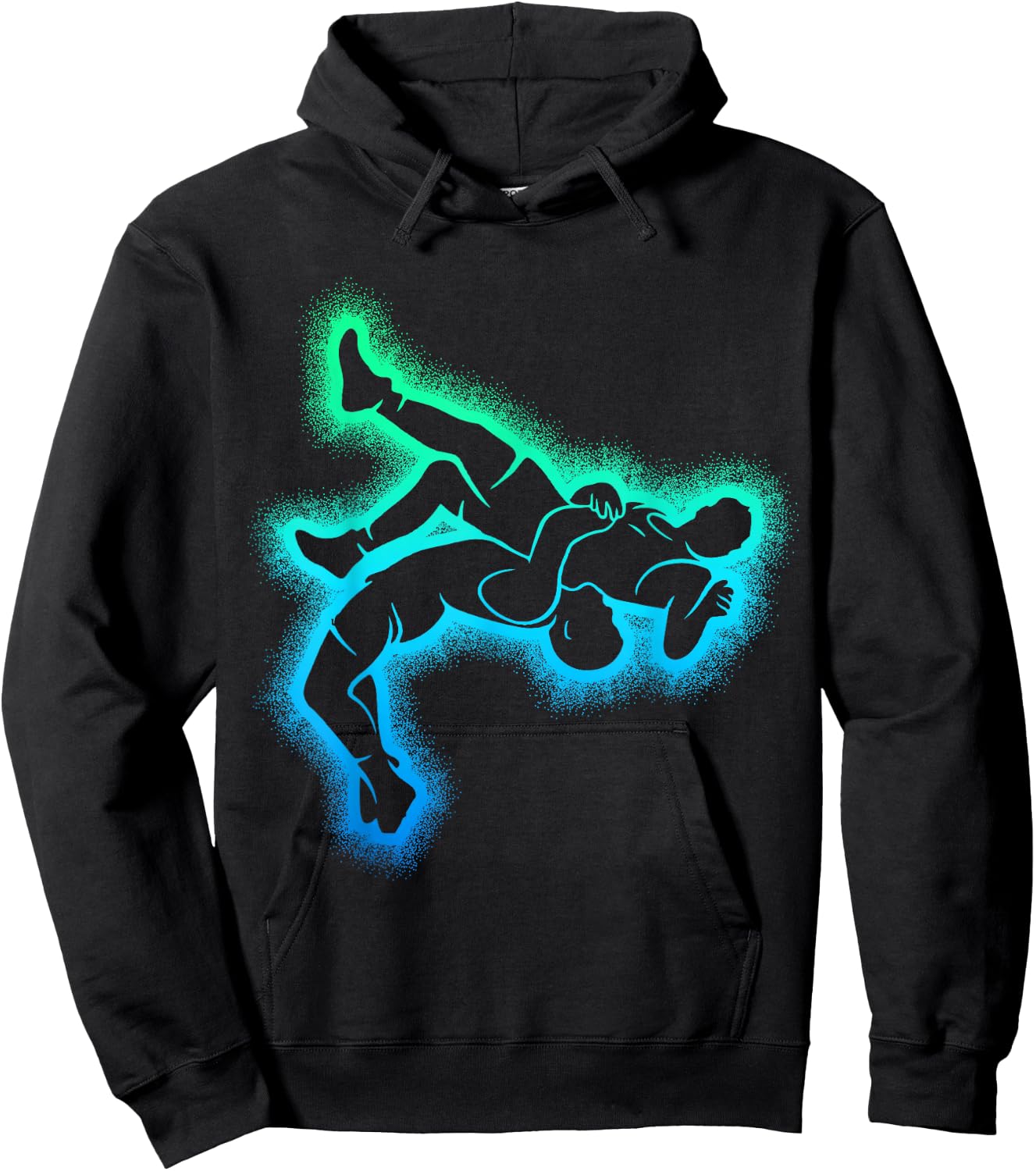 Wrestling Wrestler Men's Children's , black Hoodie - Hoodie | Black