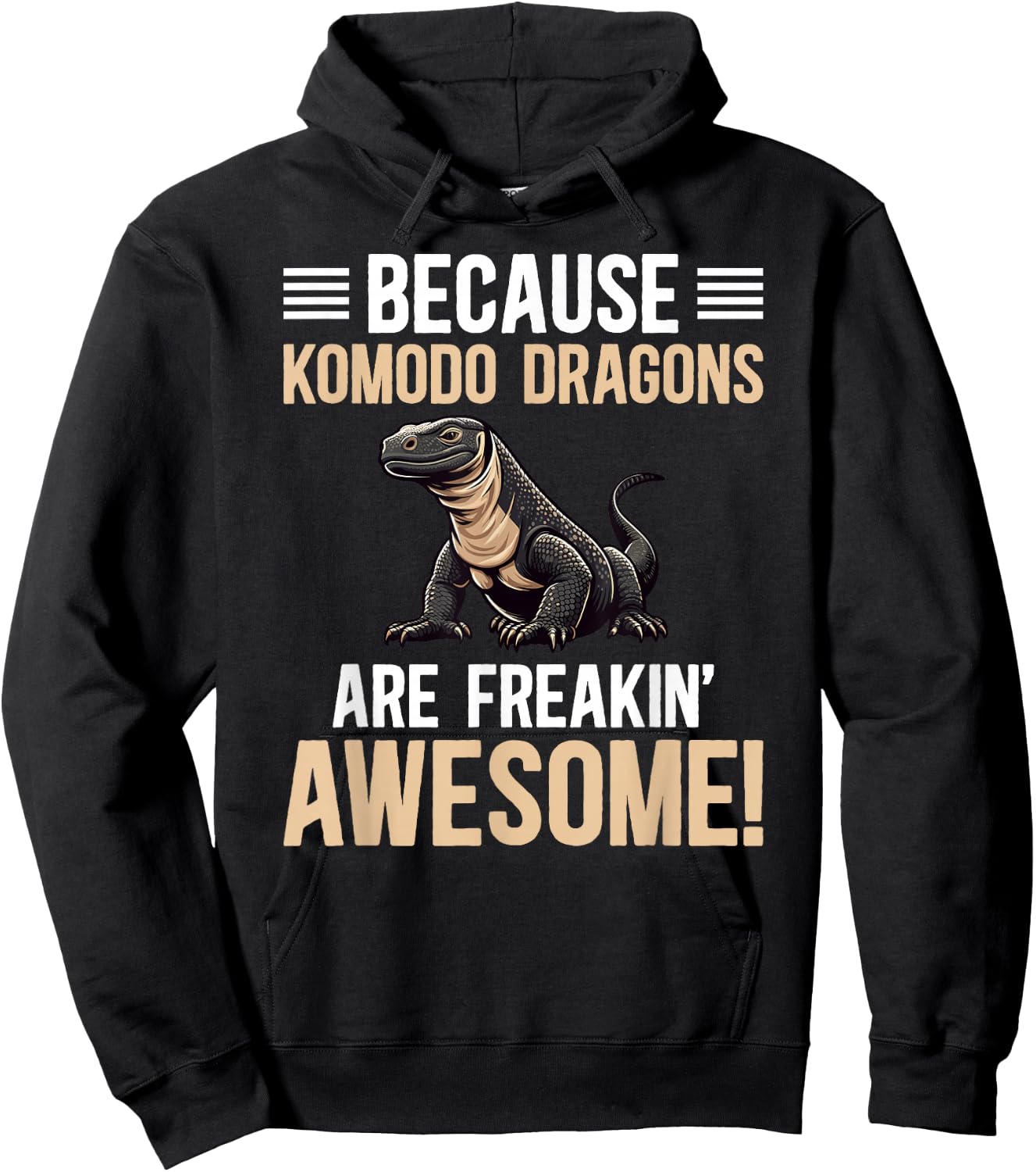Komodo Dragons Funny Komodo Dragon Owner Komodo Dragon Lover Hoodie - Hoodie | Black