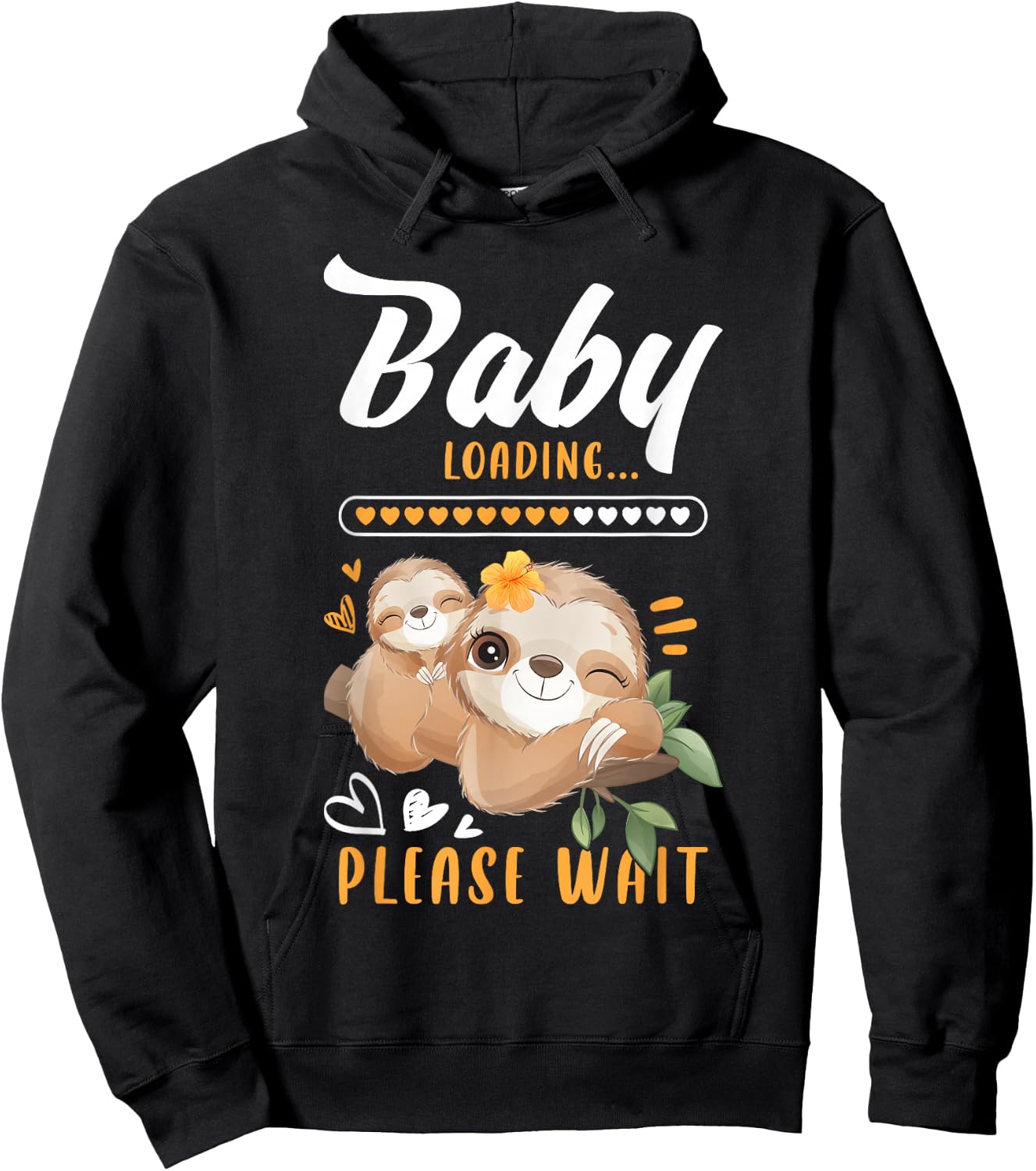 Soon to Be Mom Baby Announcement Pregnancy Reveal Hoodie - Hoodie | Black