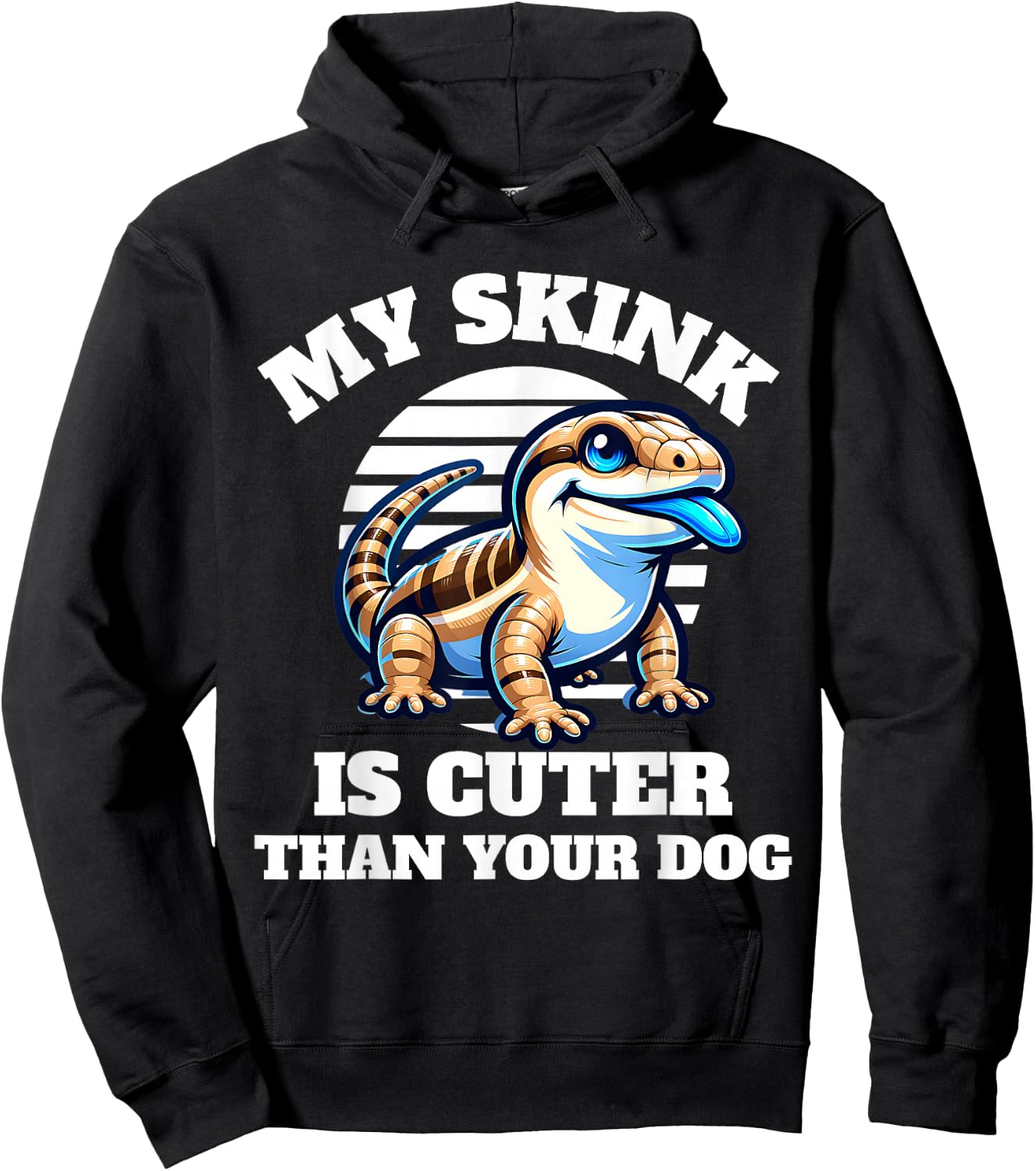 Blue Tongue Skink Owner Hoodie - Hoodie | Black