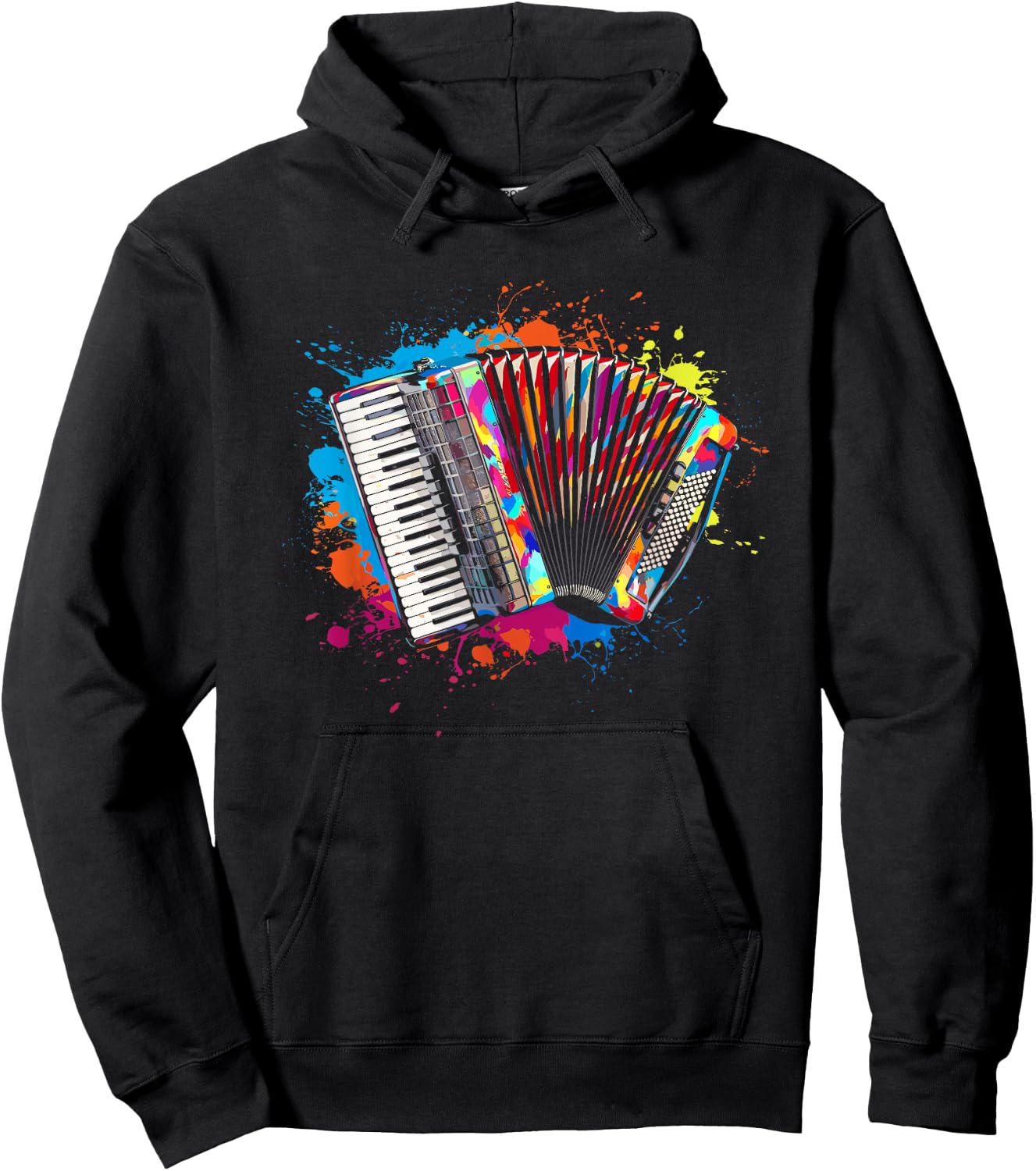 Accordéon Instrument Folklorique - Musique Accordéon Hoodie - Hoodie | Black