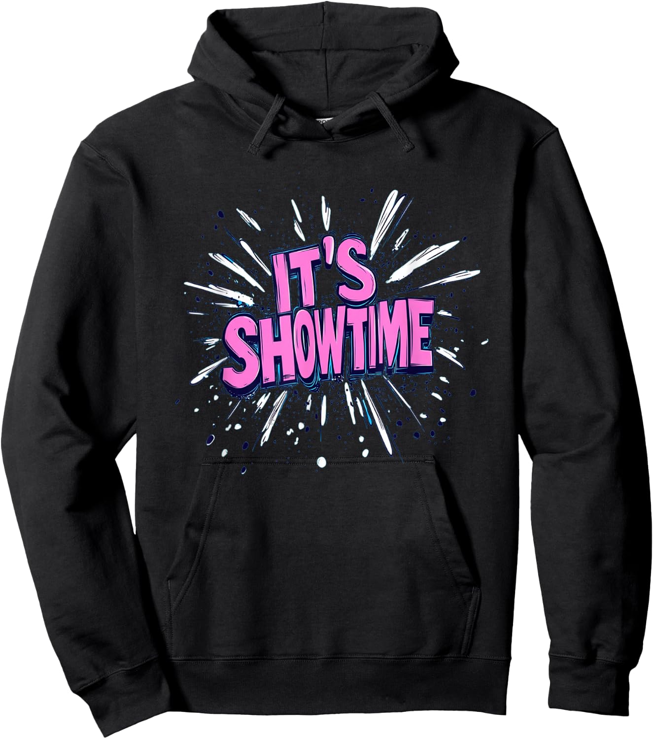 Nice It's Showtime Emblem for Boys and Girls Hoodie - Hoodie | Black