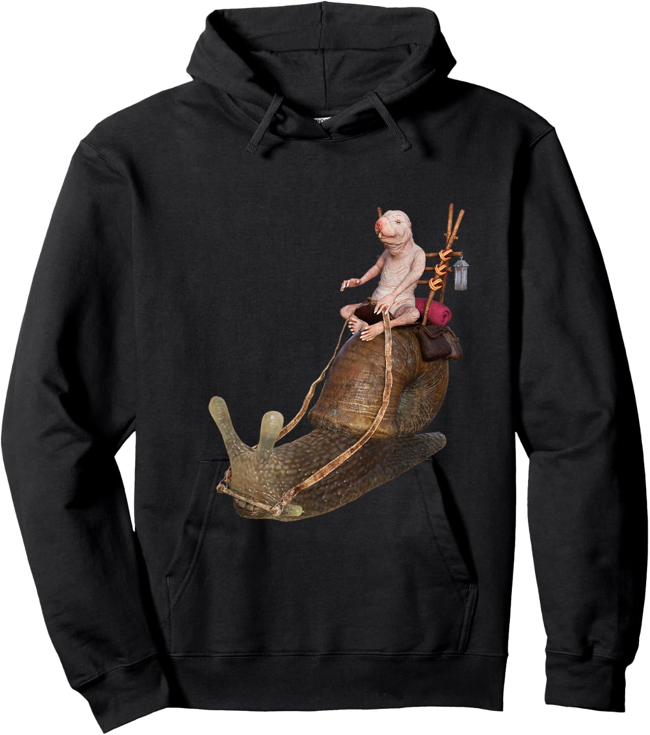 I Just Really Like Naked Moles Ok? Funny Naked Mole Rat Hoodie - Hoodie | Black