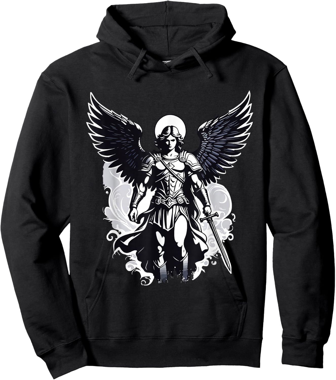Christian Archangel Saint Michael , Black, S Hoodie - Hoodie | Black