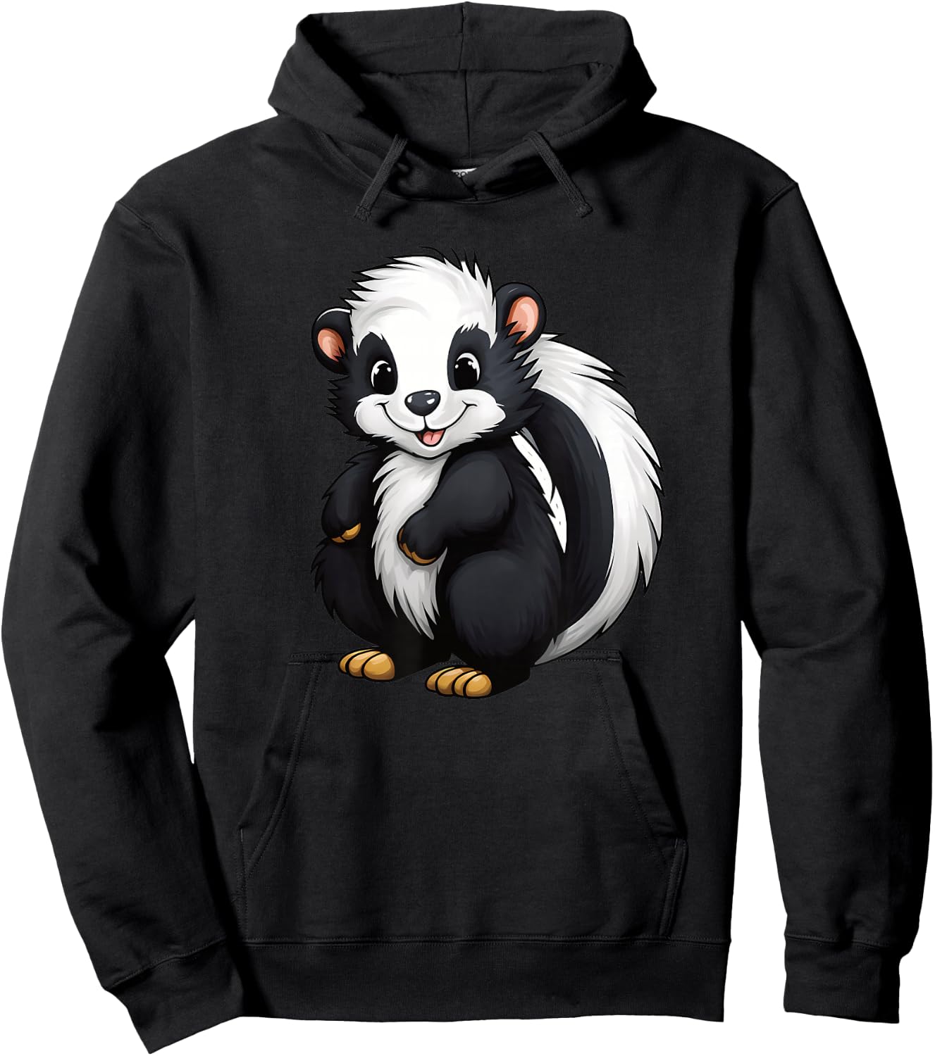 Cute Skunk for Kids Skunk , black Hoodie - Hoodie | Black