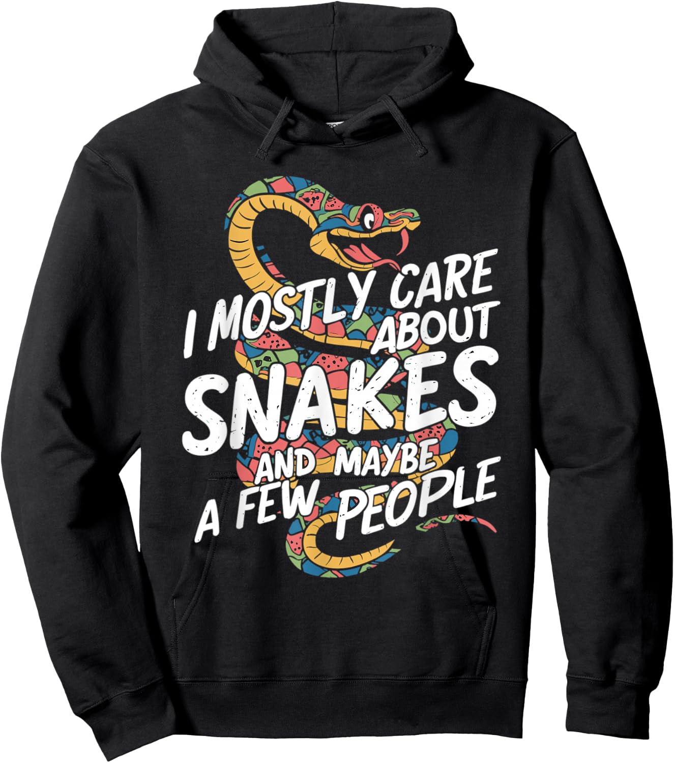 Funny Snakes Hoodie - Hoodie | Black
