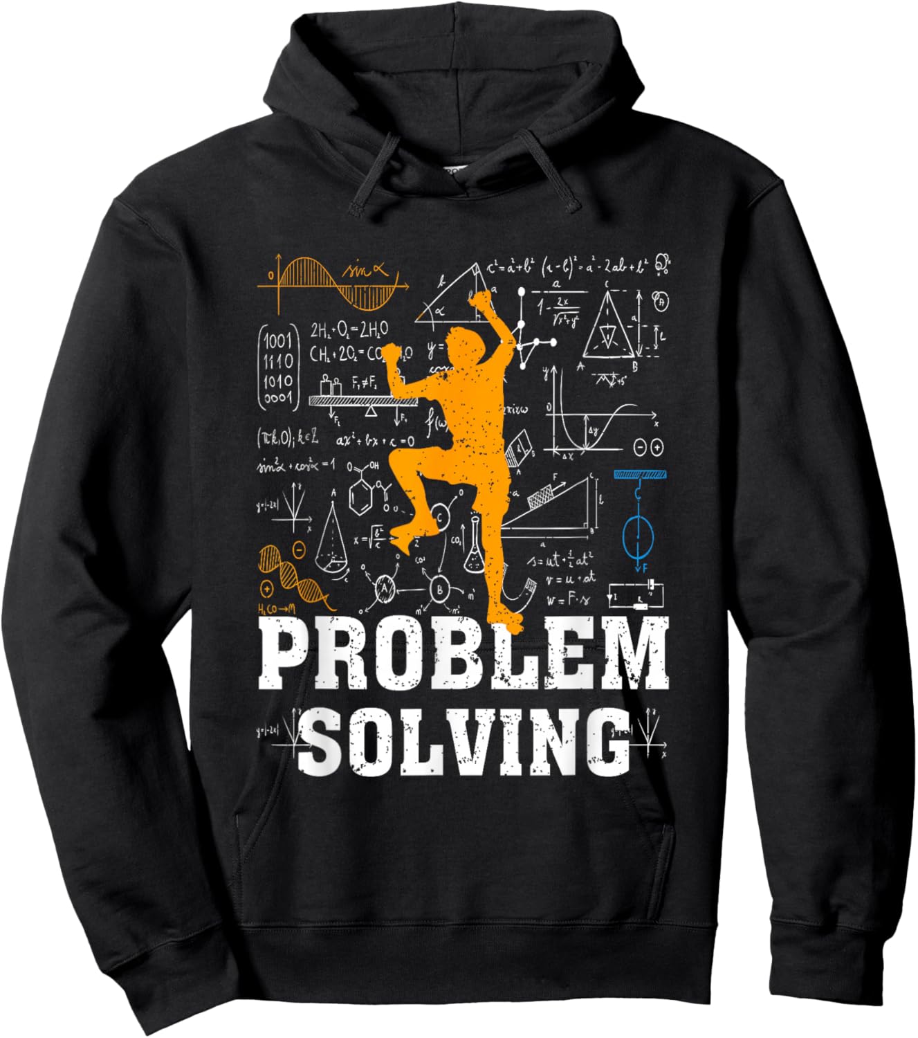 Mathematician Math Lovers of Climbing Problem Solving Hoodie - Hoodie | Black