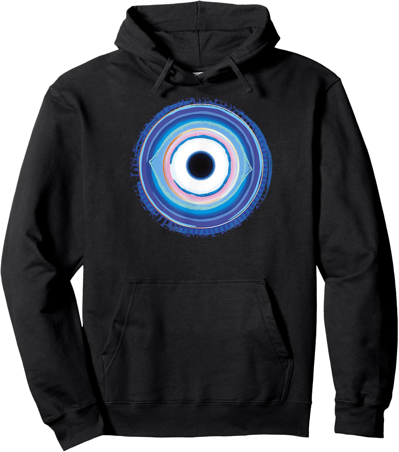 Evil Eye Shirt Turkish Eye Nazar Protection Charm Hoodie - Hoodie | Black