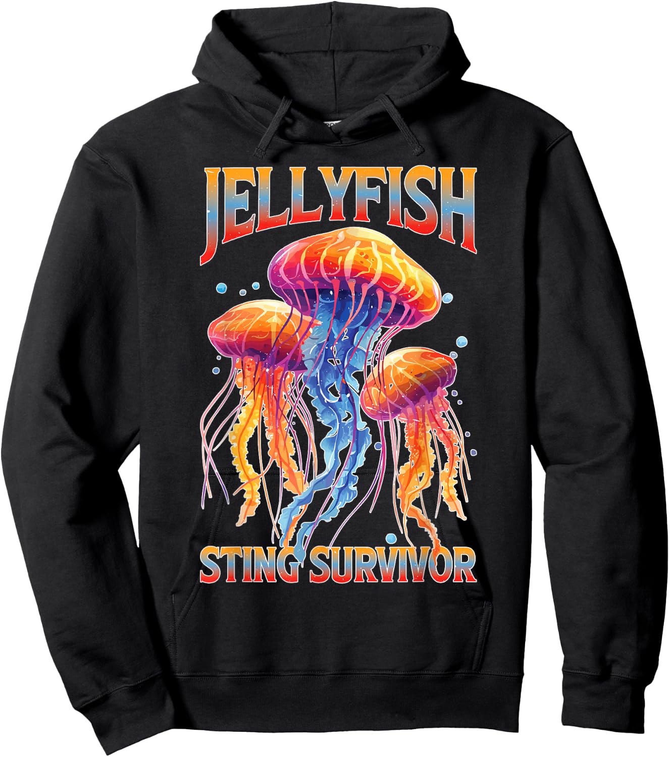 Jellyfish Sting Survivor Hoodie - Hoodie | Black