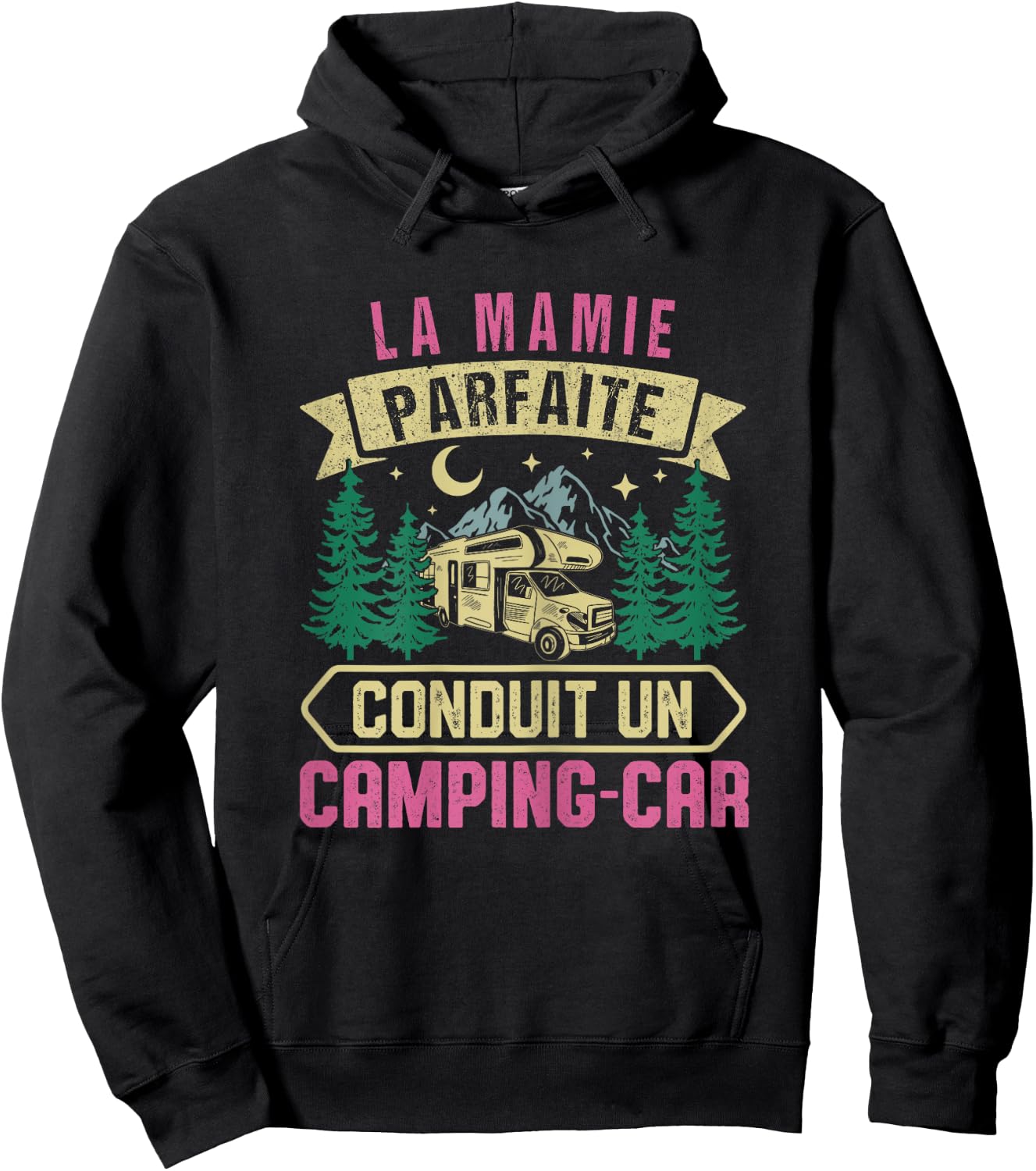 Grandma Camper Van Granny Camper Van Fête Des Grandes Mères Hoodie - Hoodie | Black