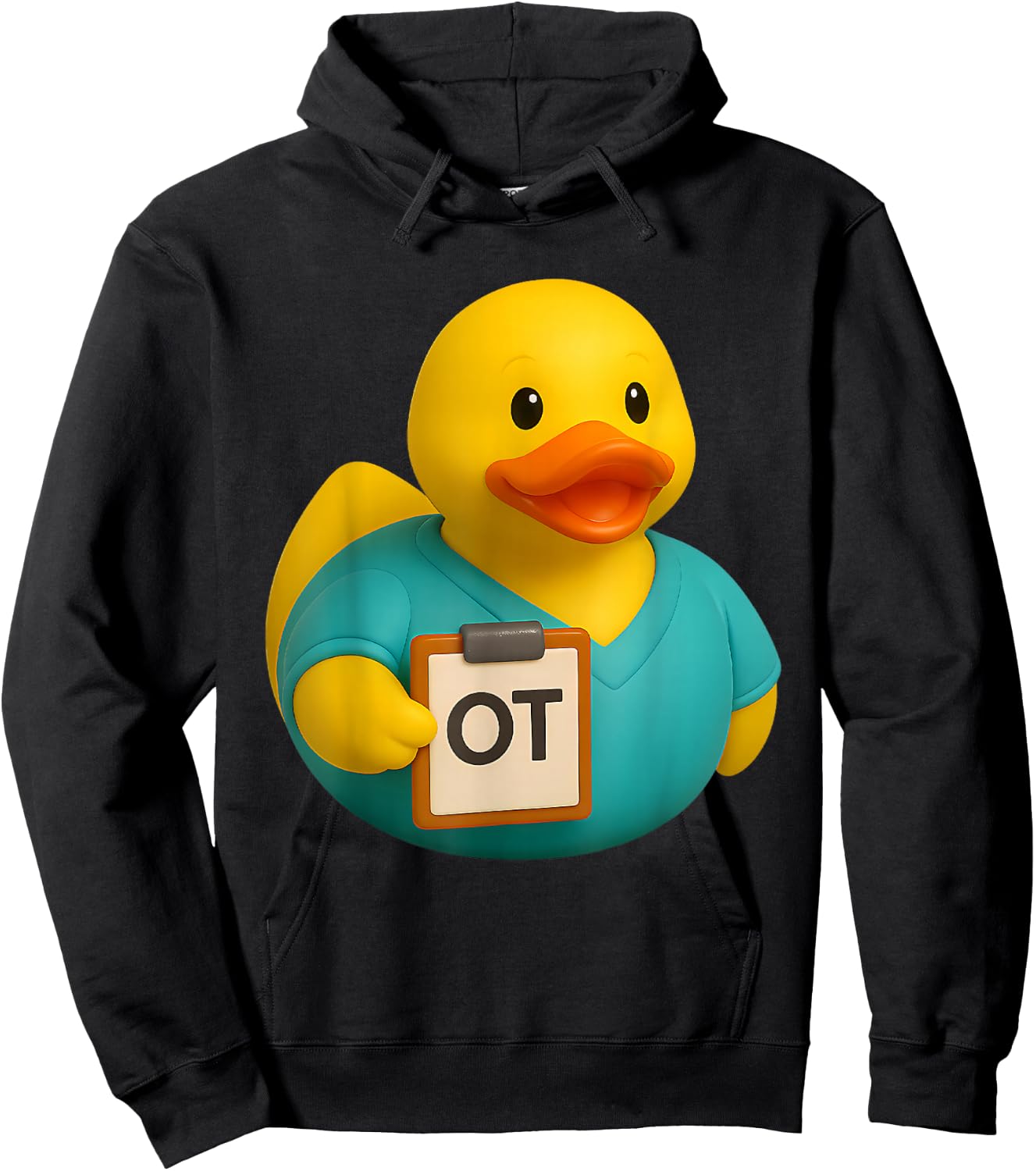 Rubber Duck Occupational Therapist OT Ducky Duckie Hoodie - Hoodie | Black