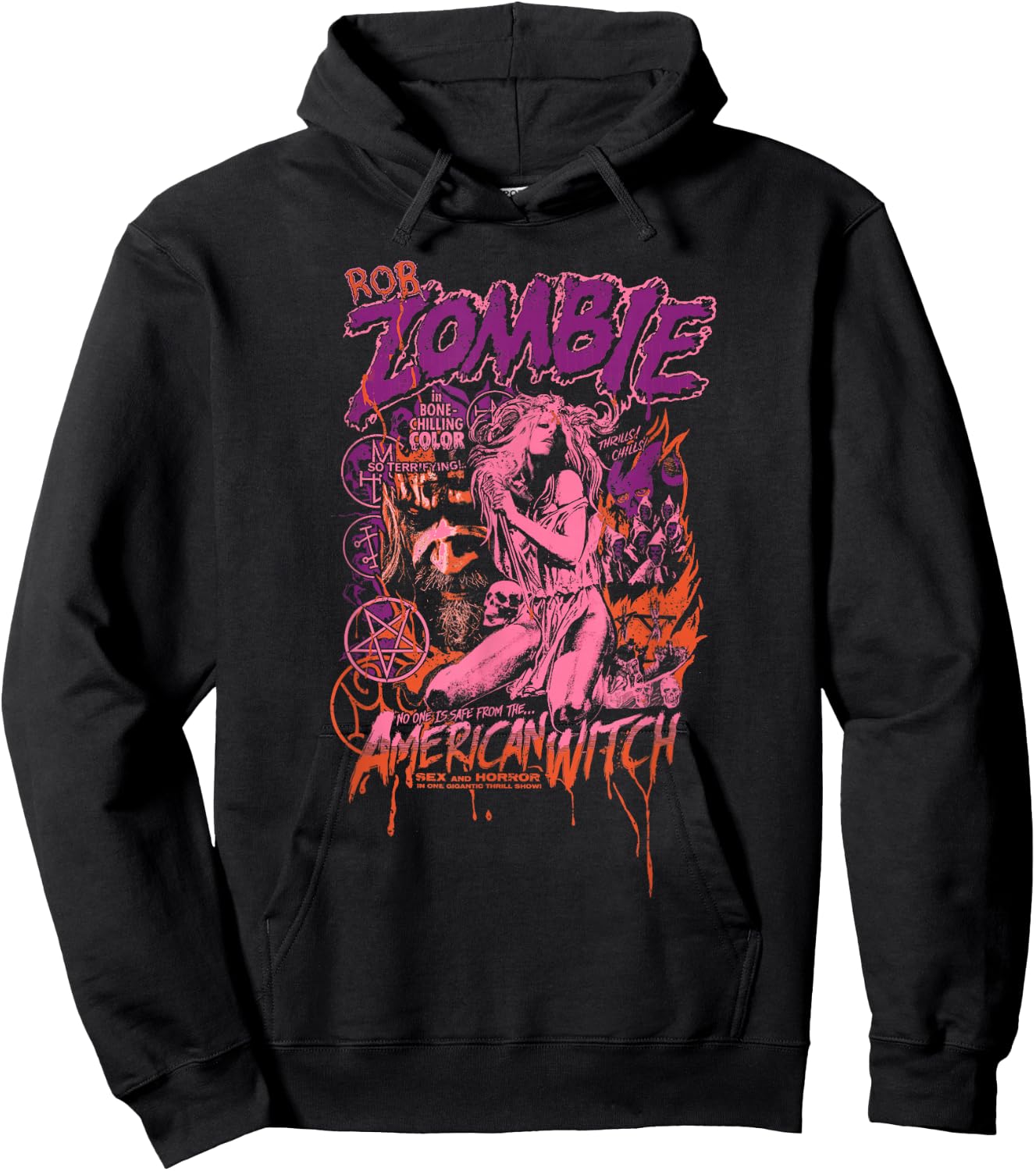 Rob Zombie American Witch Pastel Hoodie - Hoodie | Black