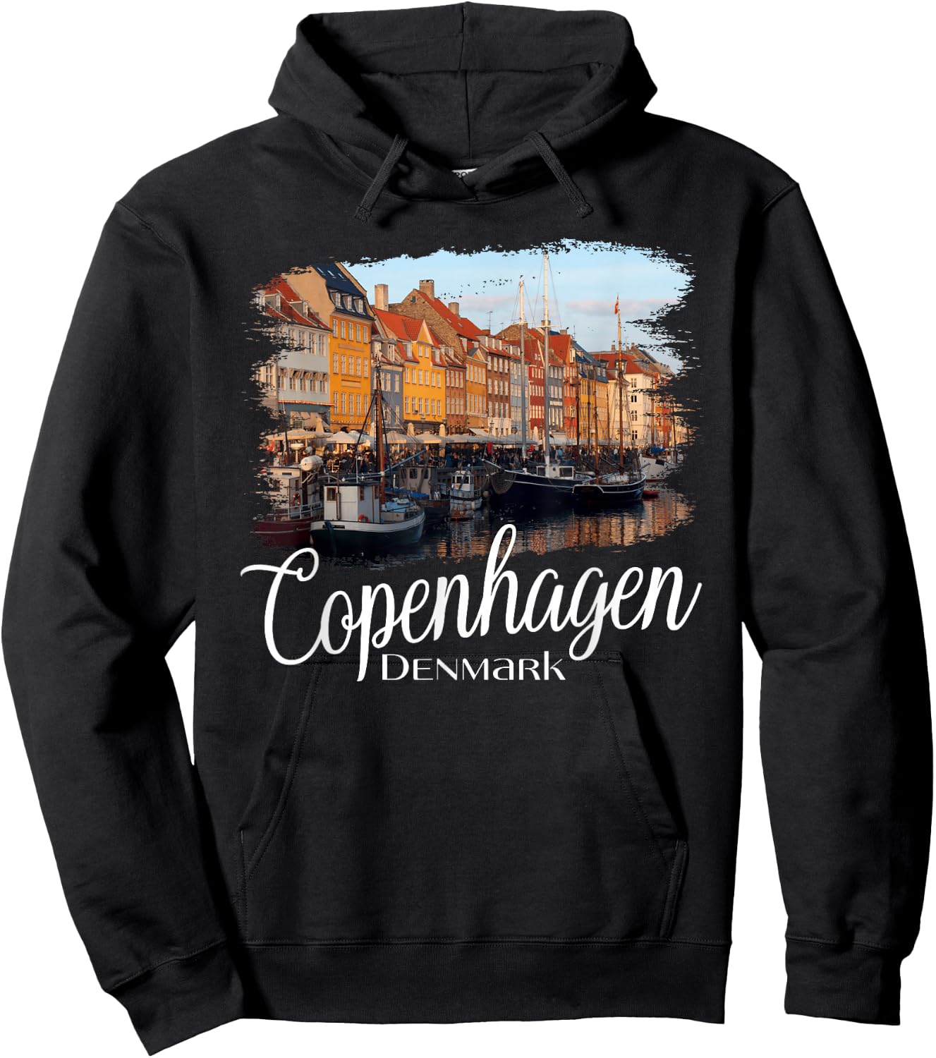Copenhagen Denmark Souvenir / Copenhagen Hoodie - Hoodie | Black