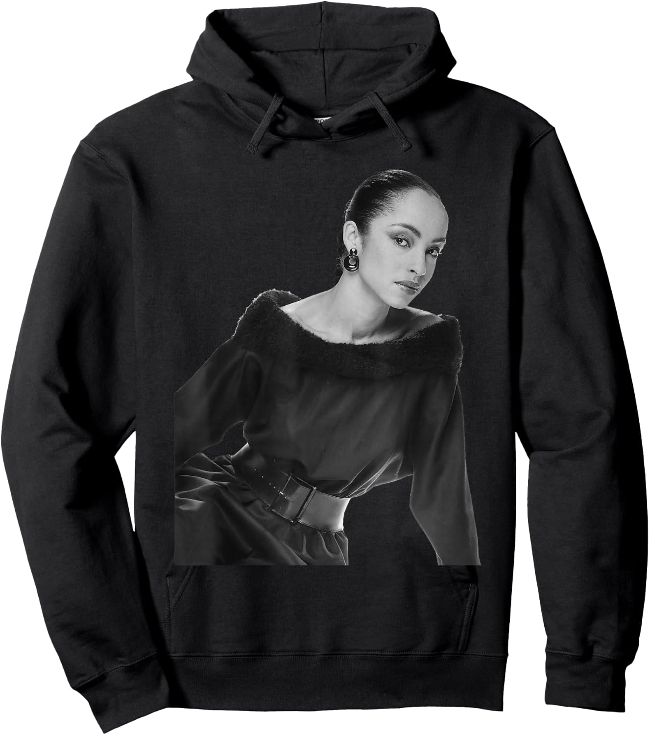 Portrait of the Singer of Sade Sweetest Taboo 1984 Hoodie - Hoodie | Black