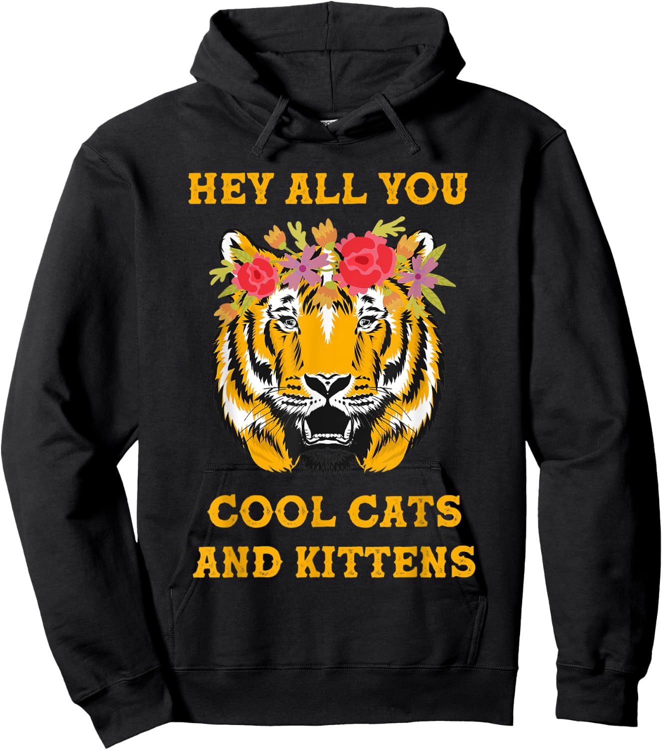 Hey All You Cool Cats and Kittens Hoodie - Hoodie | Black