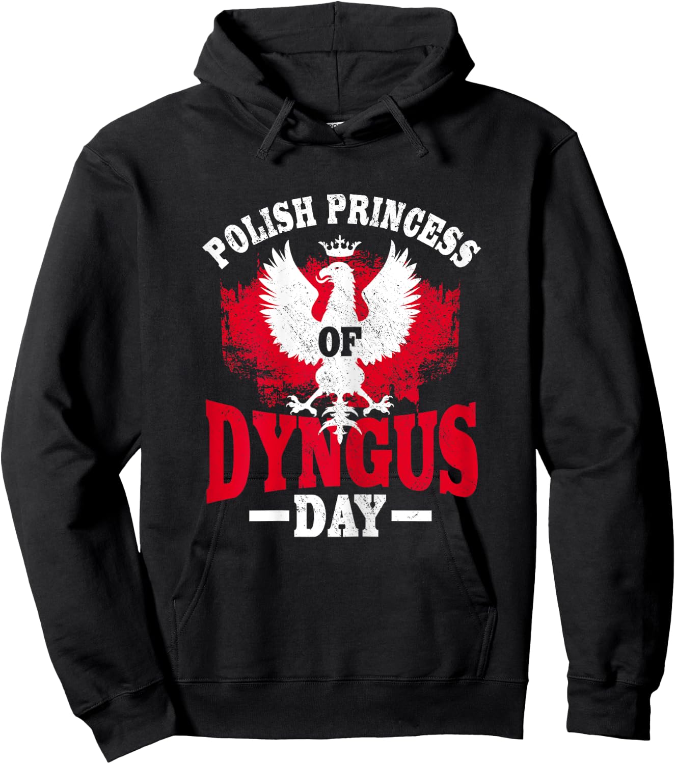 Polish Princess Of Dyngus Day Outfit Polish Pride Hoodie - Hoodie | Black