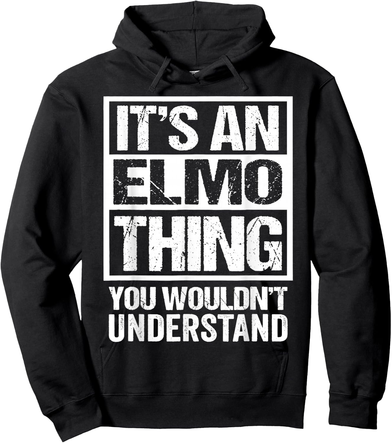 An Elmo Thing You Wouldn't Understand First Name Nickname Hoodie - Hoodie | Black