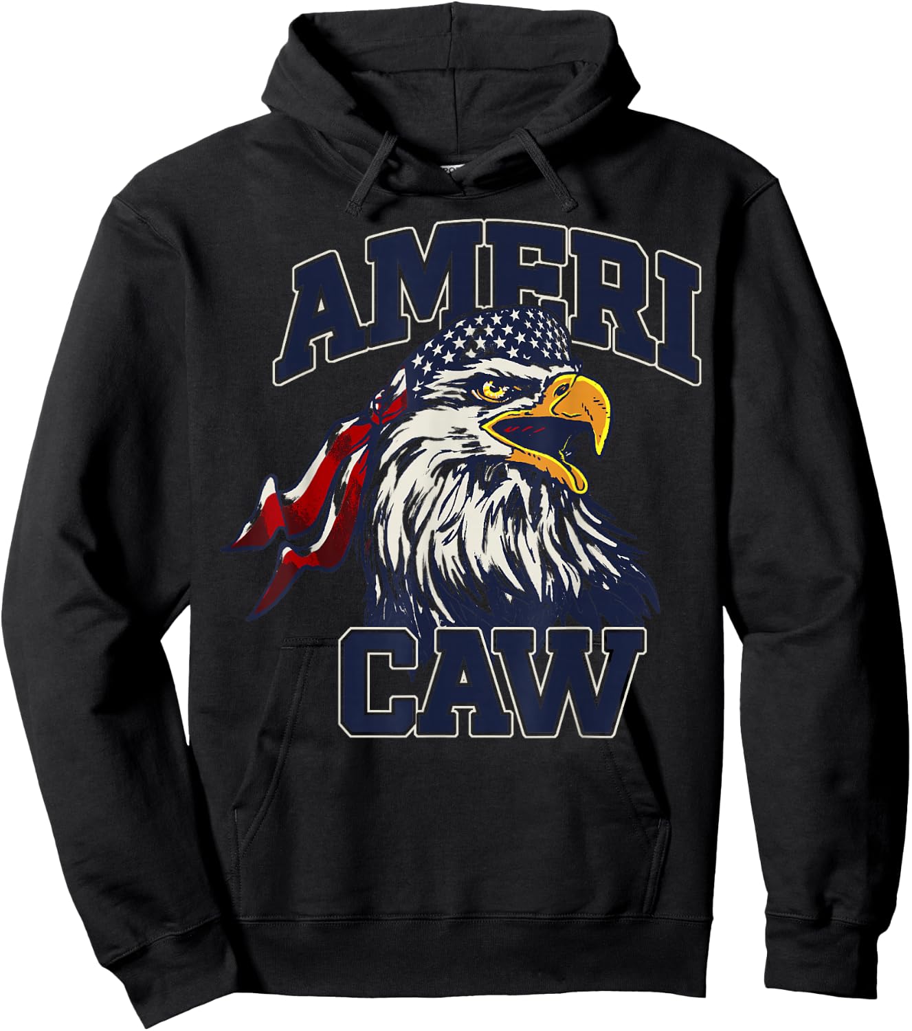 Americaw Bandanna Eagle Hoodie - Hoodie | Black