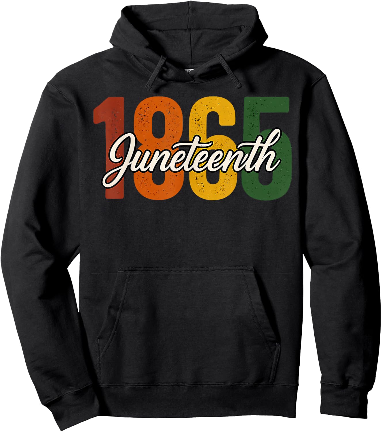 Juneteenth 1865 Black Woman African American Black History Hoodie - Hoodie | Black