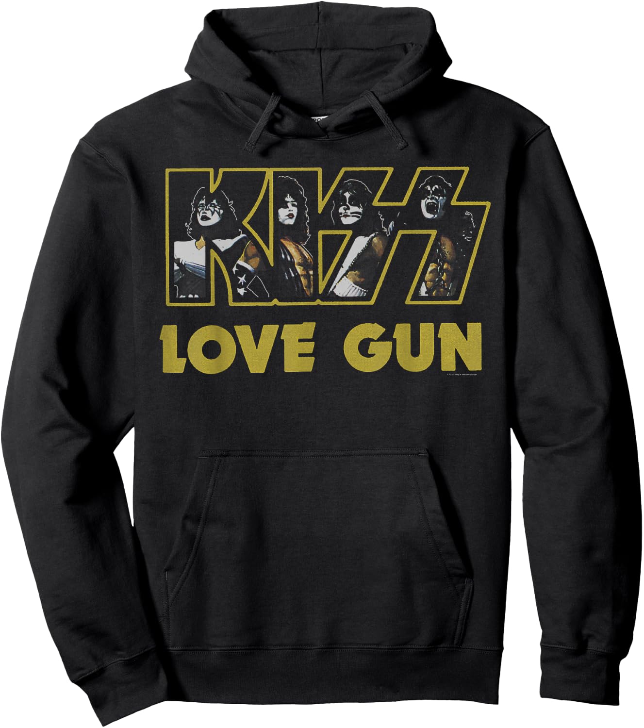KISS - Love Gun Logo Hoodie - Hoodie | Black