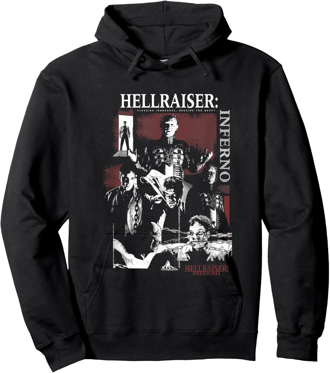 Hellraiser Inferno VIII Logo PAPL14568 , Black, S Hoodie - Hoodie | Black