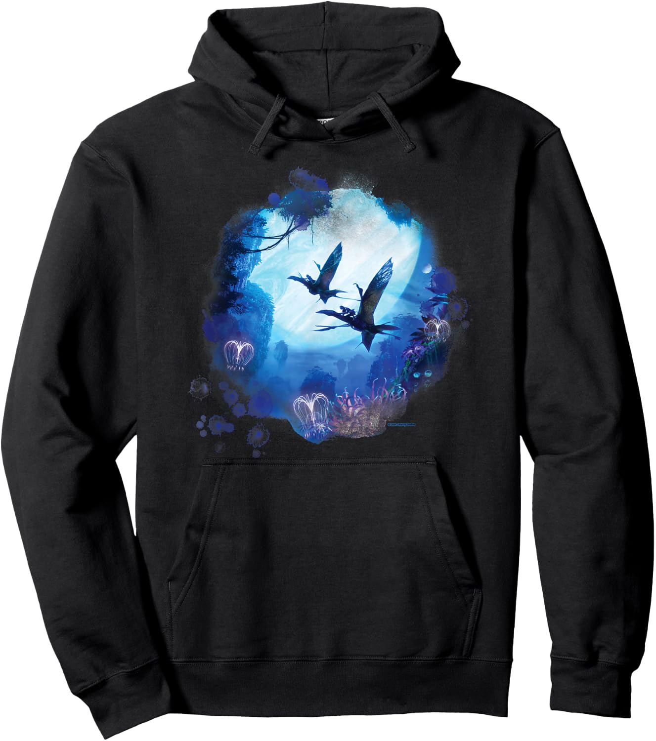 Avatar: The Way of Water Banshee NA’vi Night Flight Hoodie - Hoodie | Black