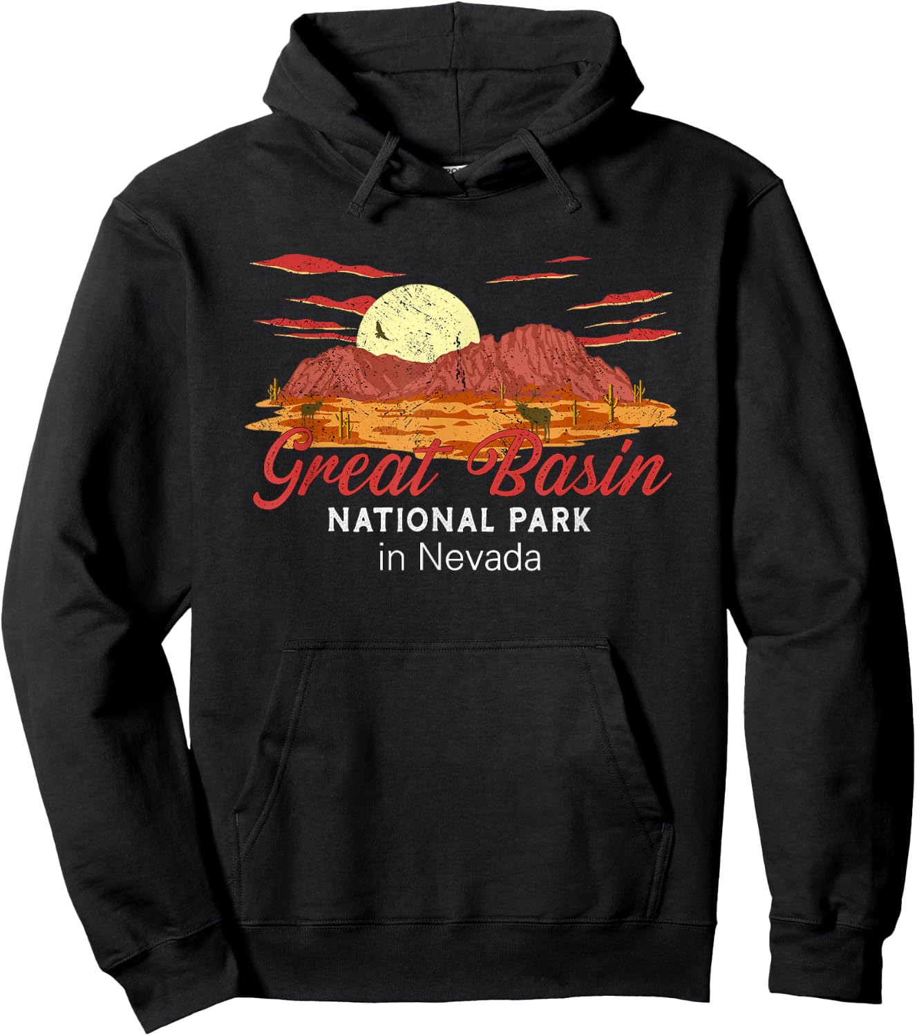 Great Basin National Park Nevada Hoodie - Hoodie | Black