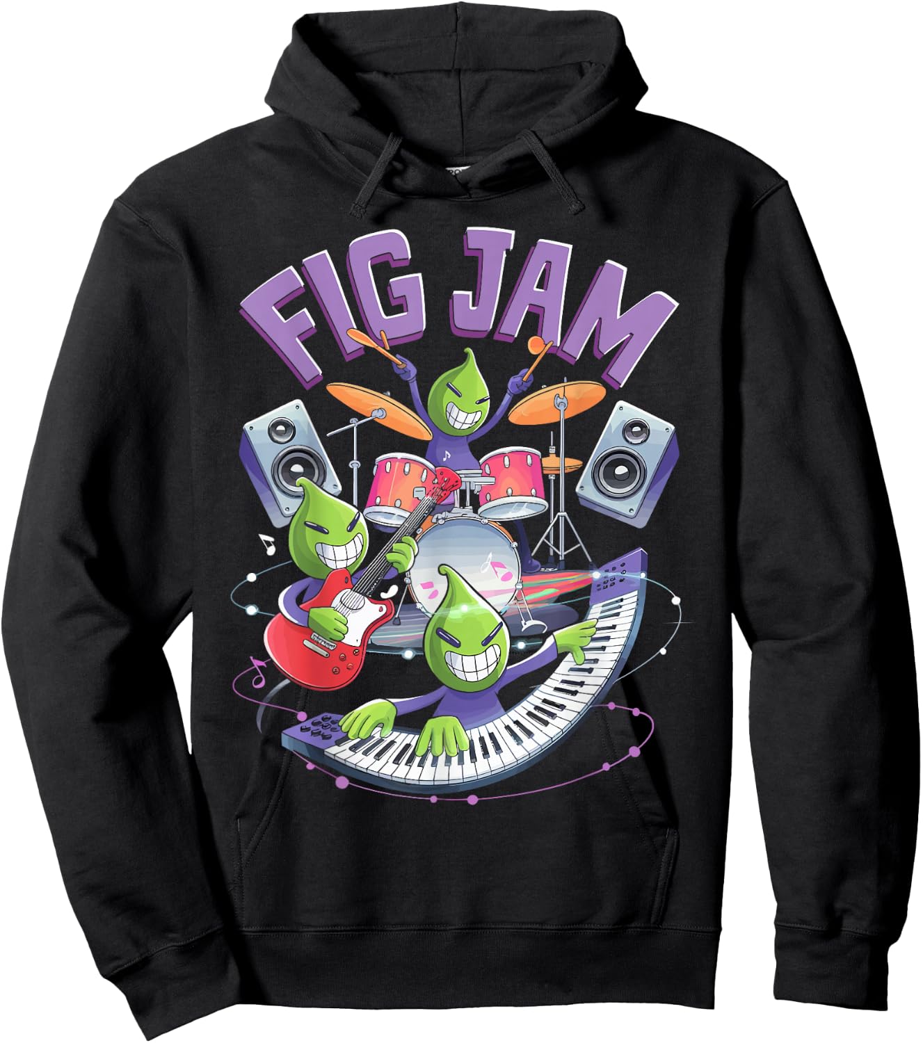Fig Jam Hoodie - Hoodie | Black