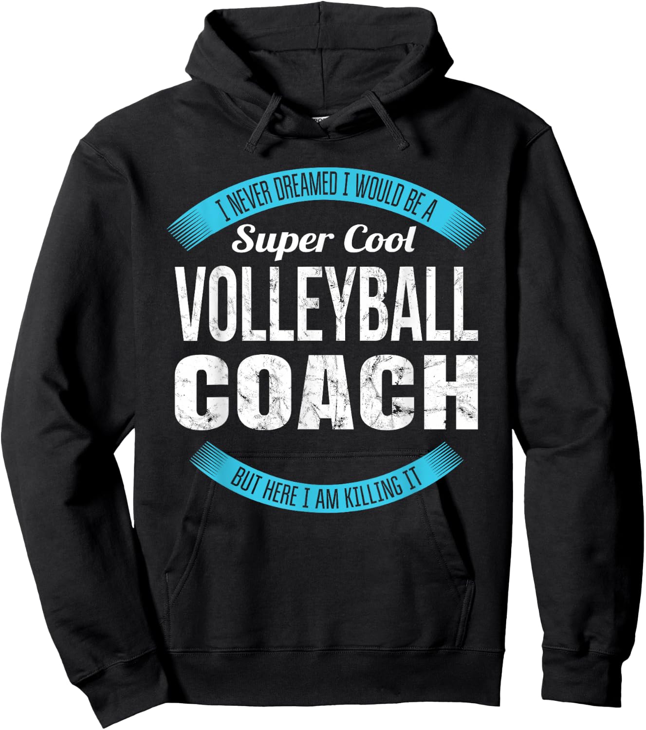Volleyball Coach Gifts Funny Hoodie - Hoodie | Black