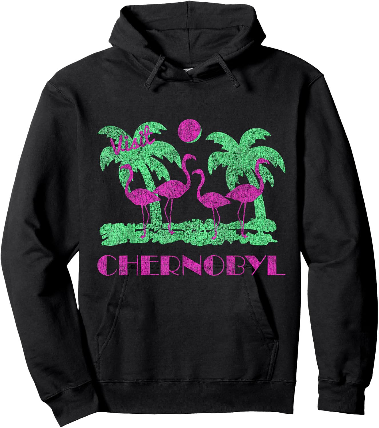 Flippin Sweet Gear Retro Visit Chernobyl Hoodie - Hoodie | Black