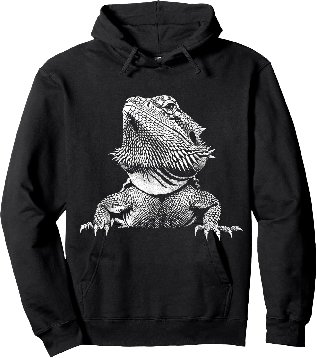 Bearded Dragon Reptile Lover Hoodie - Hoodie | Black