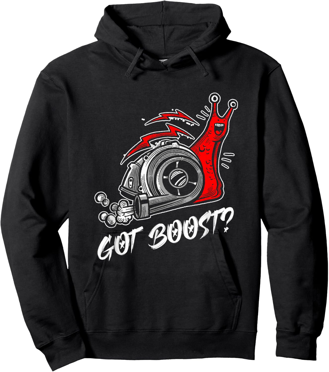 Funny Got Boost | Slug Snails Lover Hoodie - Hoodie | Black